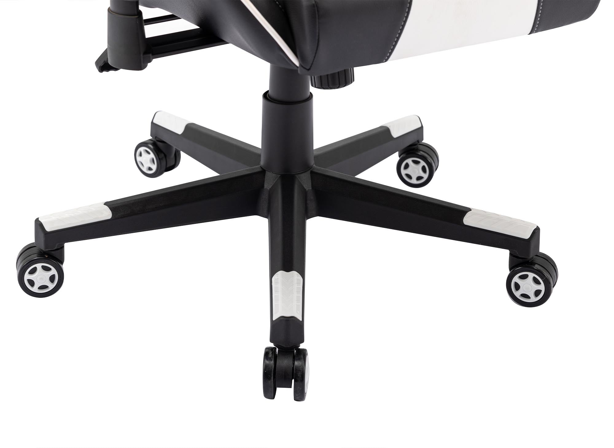 SOUL Gaming-Bürostuhl aus Kunstleder in Schwarz und Weiß