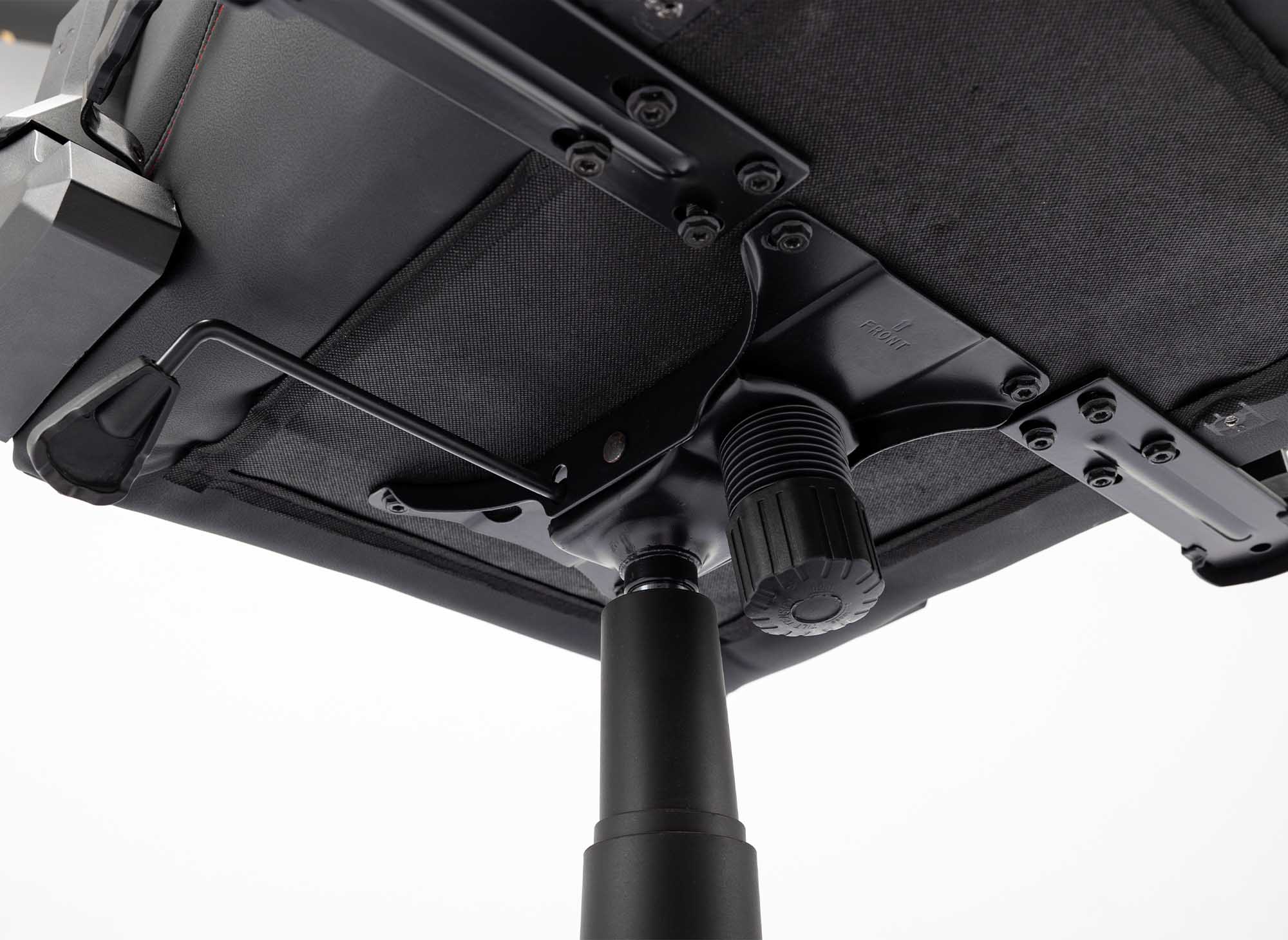 EVALD Gaming-Bürostuhl aus Kunstleder in Schwarz und Rot