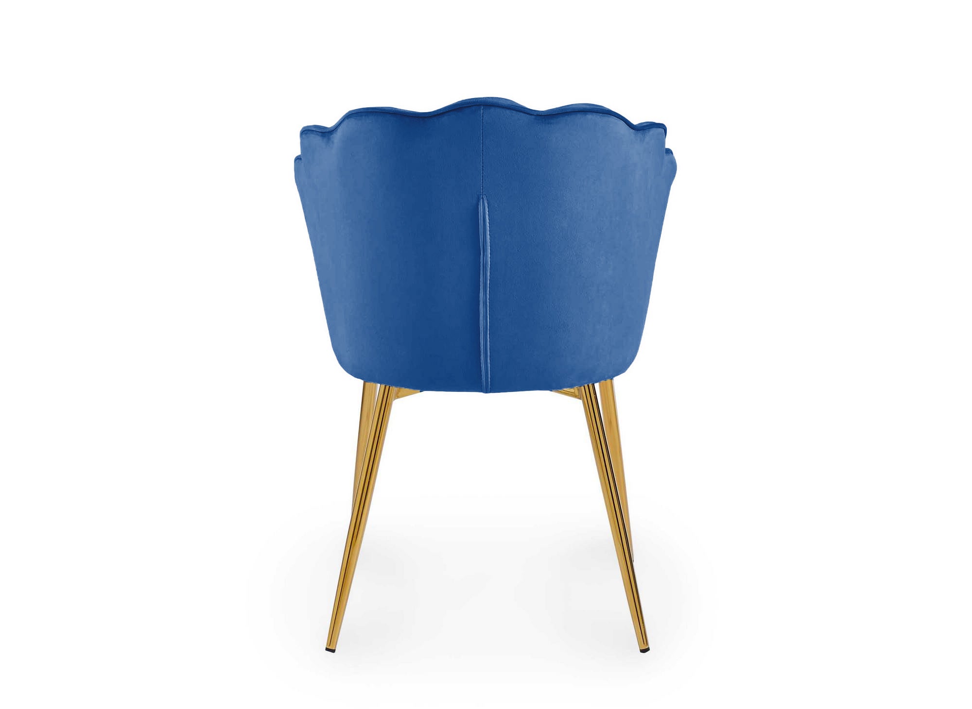 2er-Set Designerstühle aus blauem Samt GARANCE
