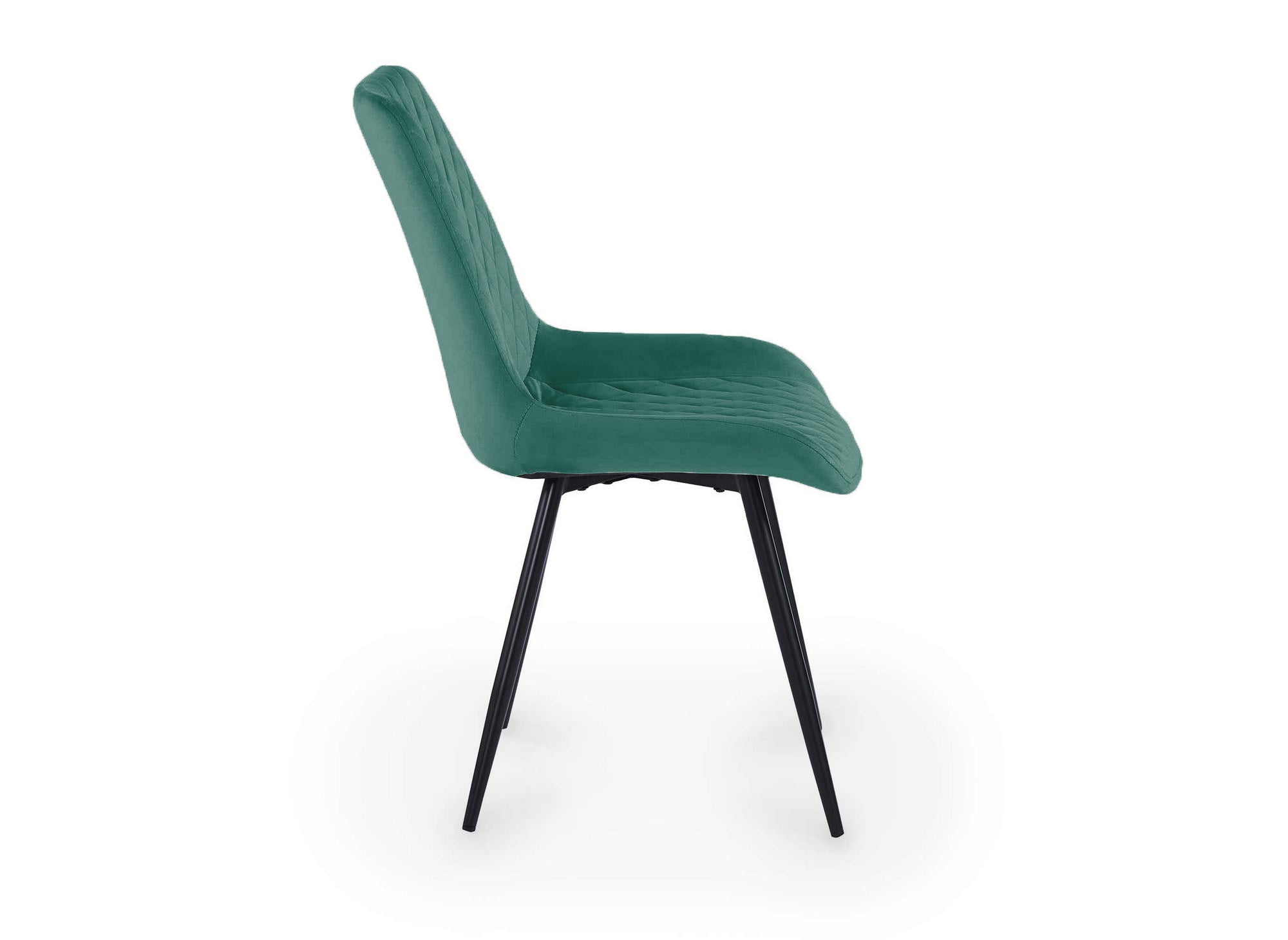 2er-Set YOLA Designer-Stühle aus grünem Samt