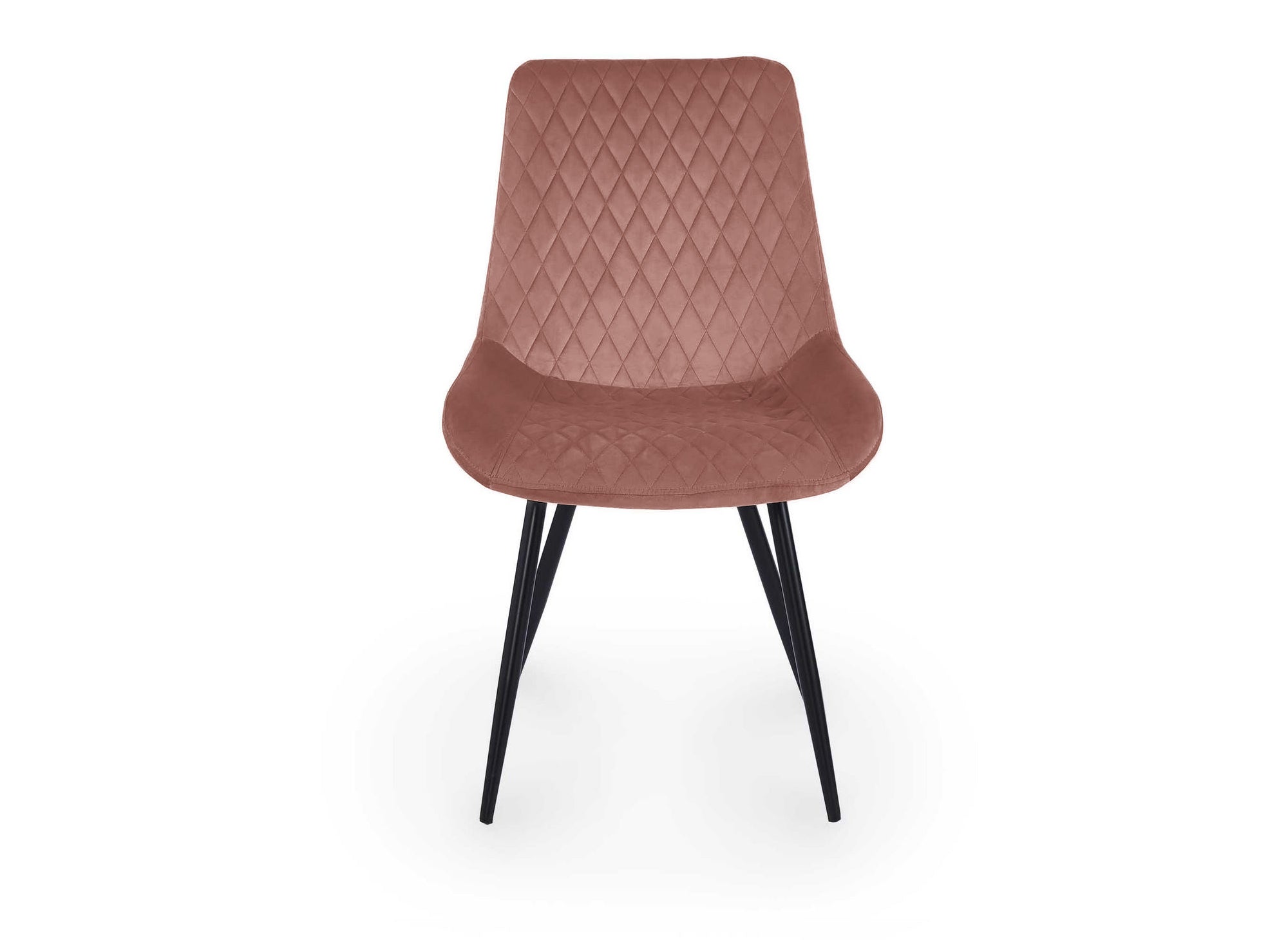 2er-Set YOLA Designer-Stühle aus rosa Samt