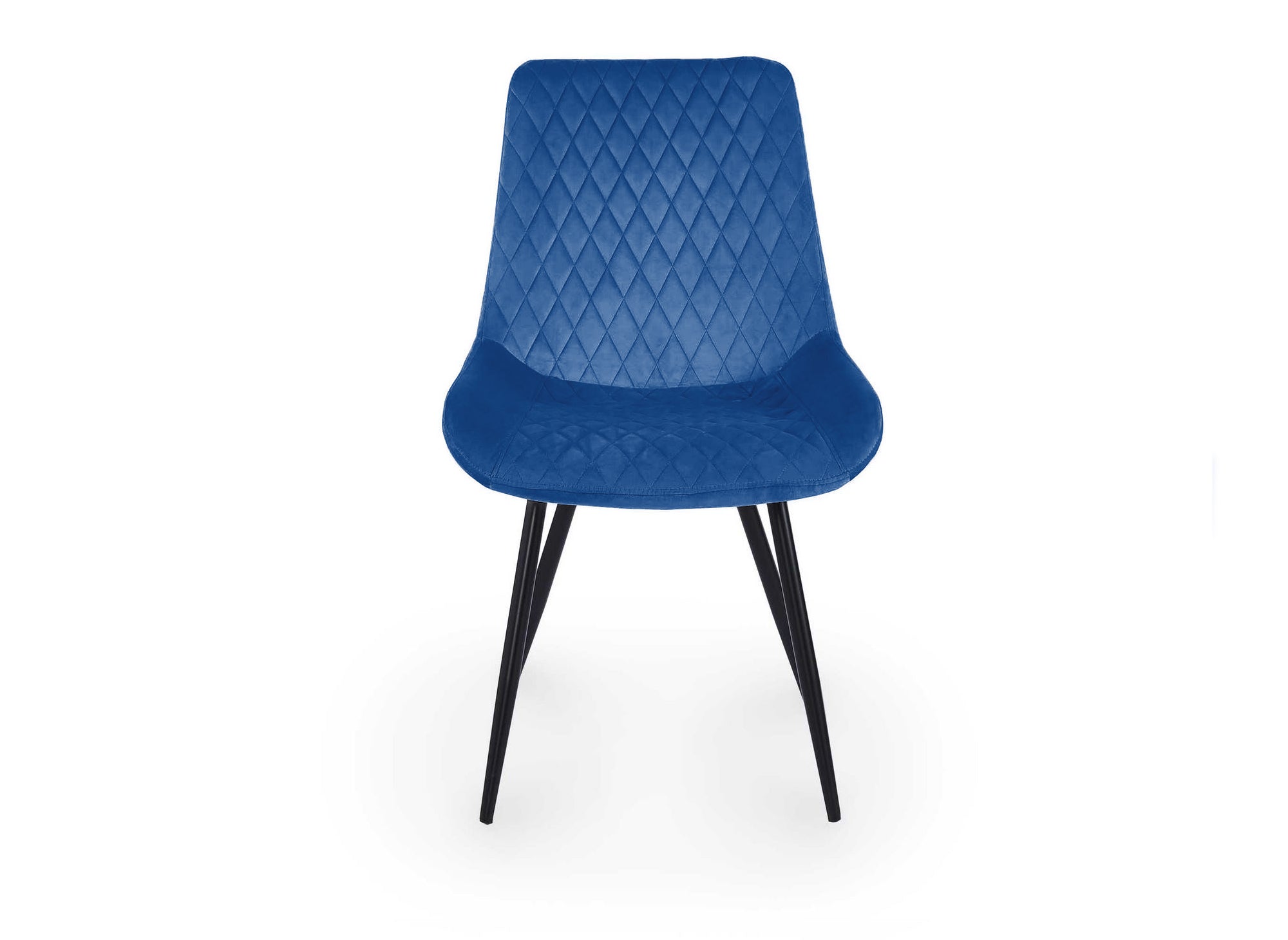 2er-Set YOLA Designer-Stühle aus blauem Samt