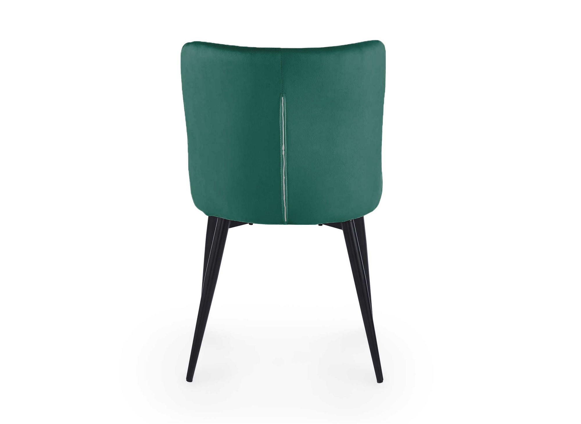 2er-Set Designer-Stühle JENNY aus grünem Samt