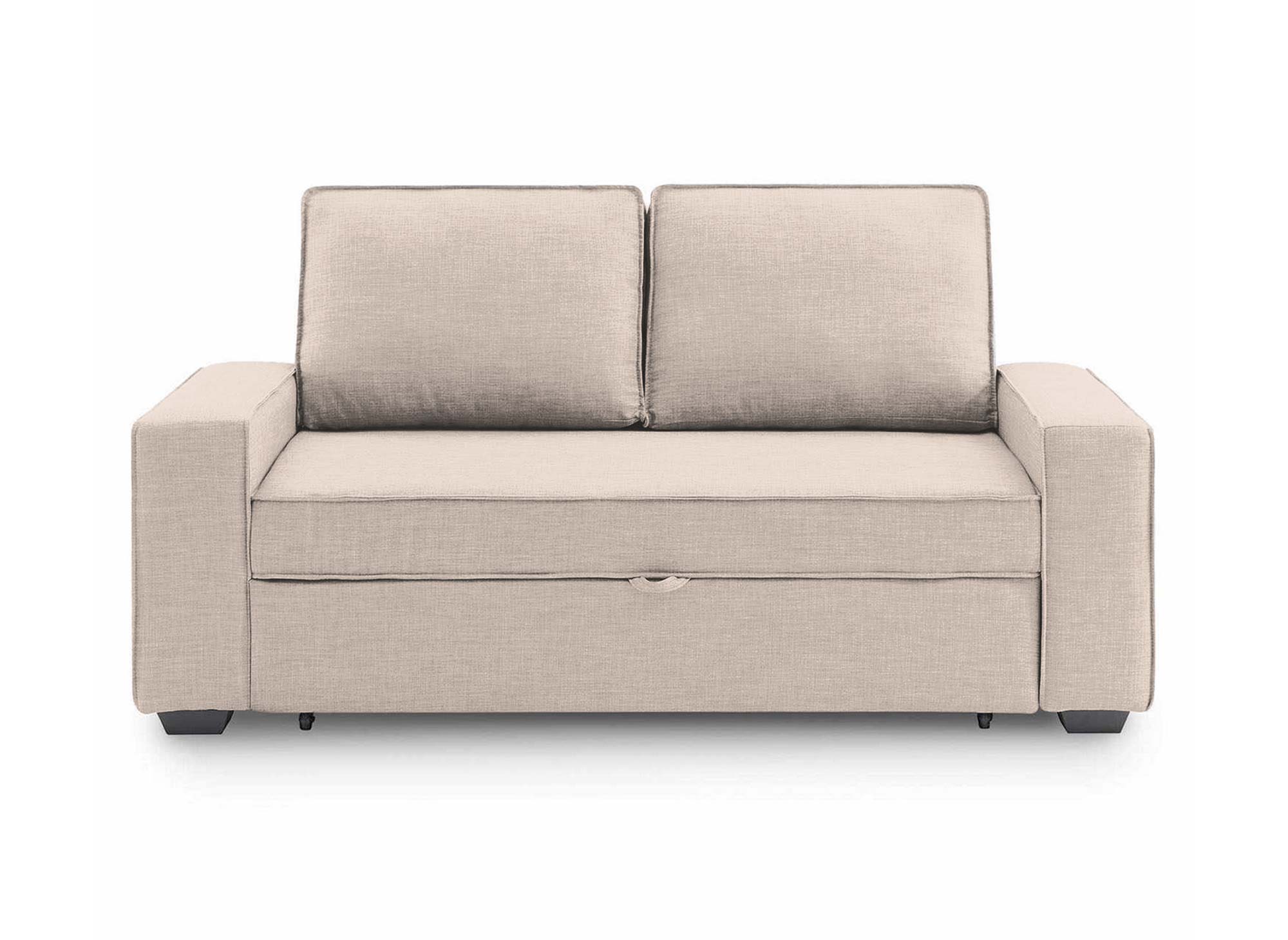 JAMES 3-Sitzer-Schlafsofa aus beigem Stoff