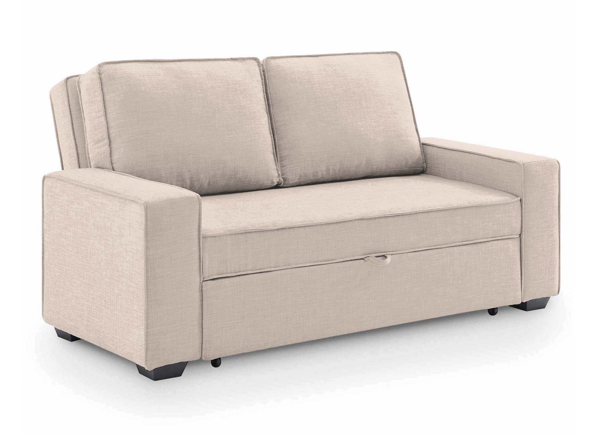 JAMES 3-Sitzer-Schlafsofa aus beigem Stoff