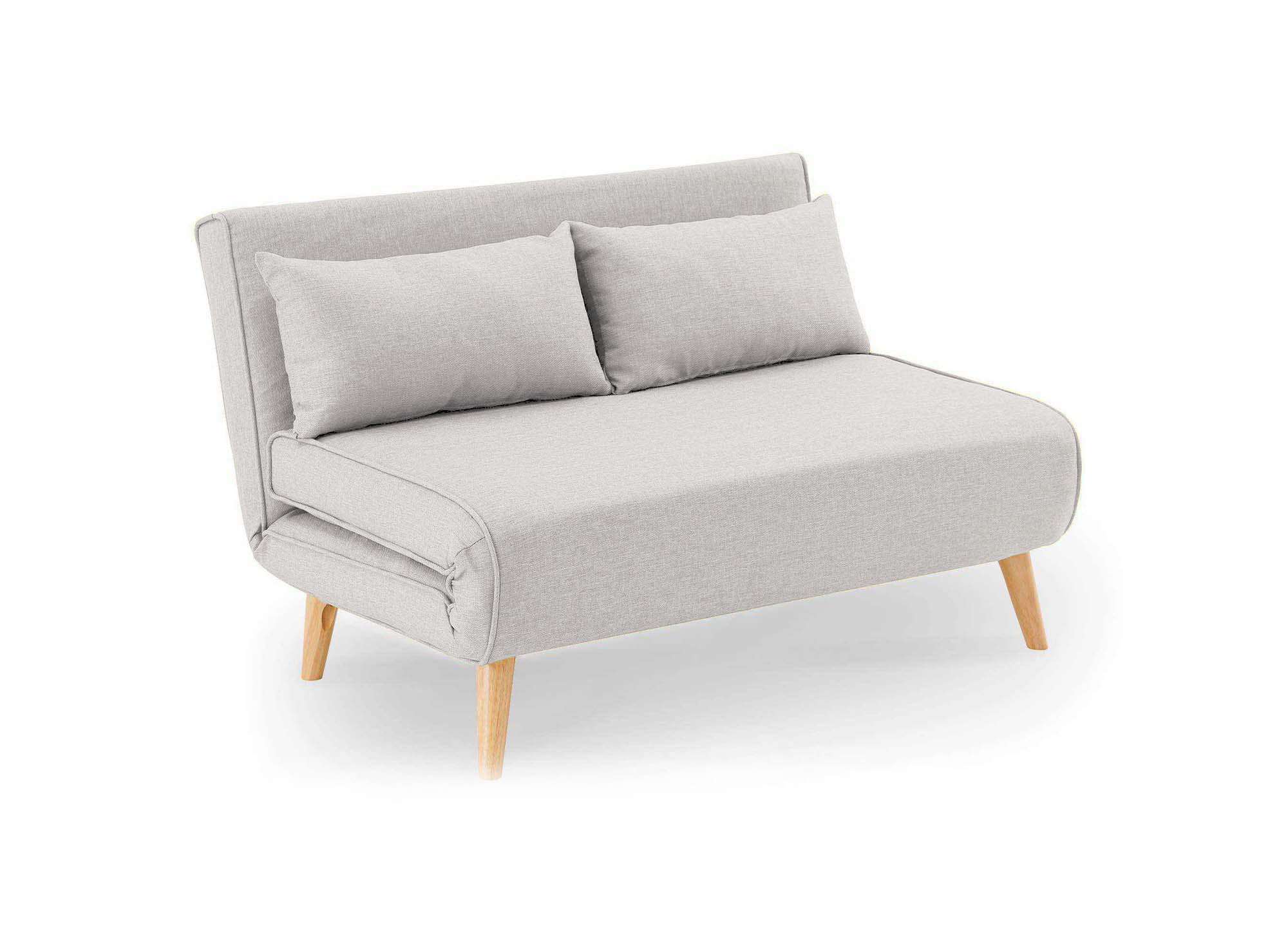 TONKA 2-Sitzer-Schlafsofa aus beigem Stoff