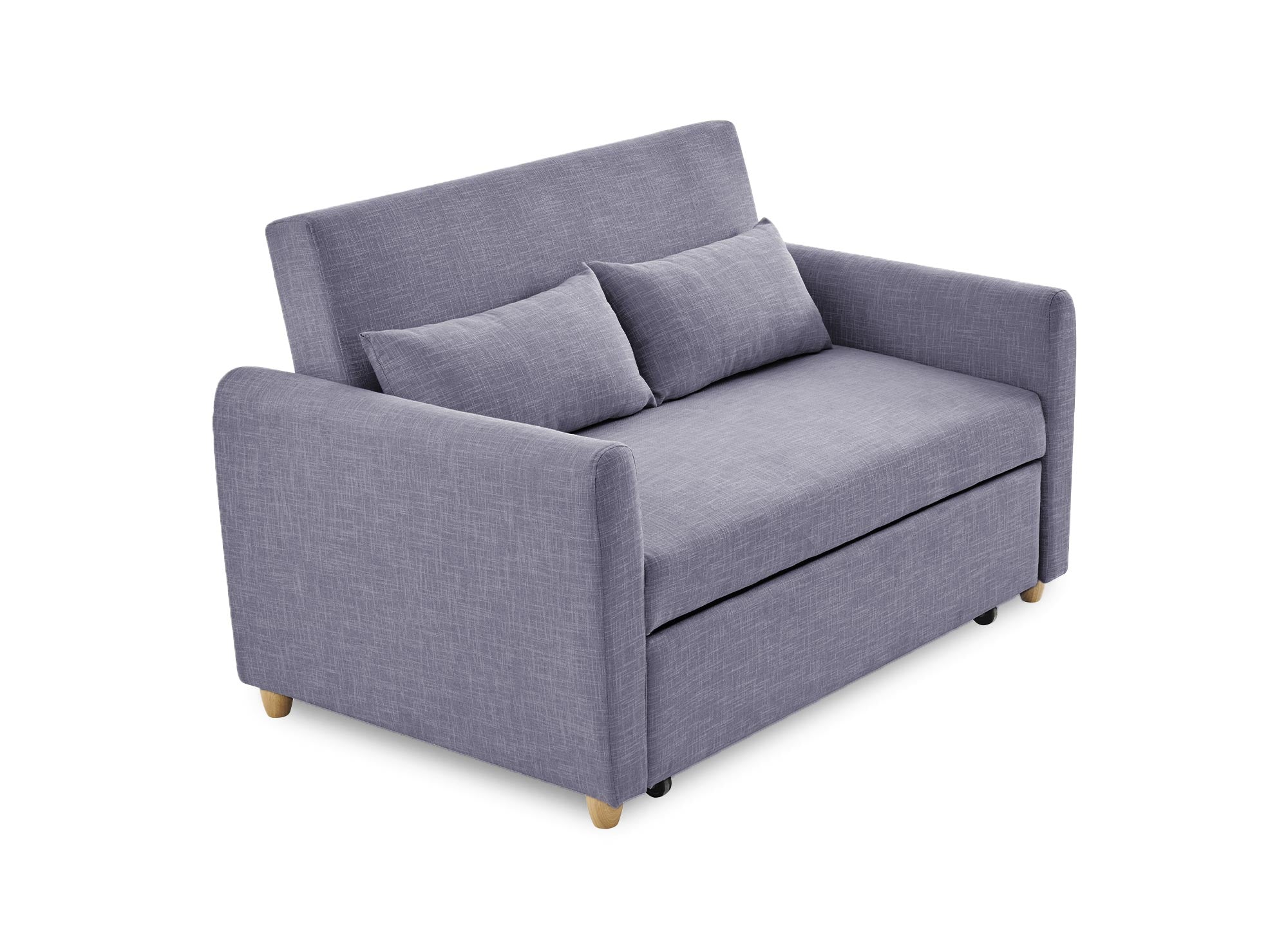 Skandinavisches Schlafsofa aus grauem Stoff KALAYA