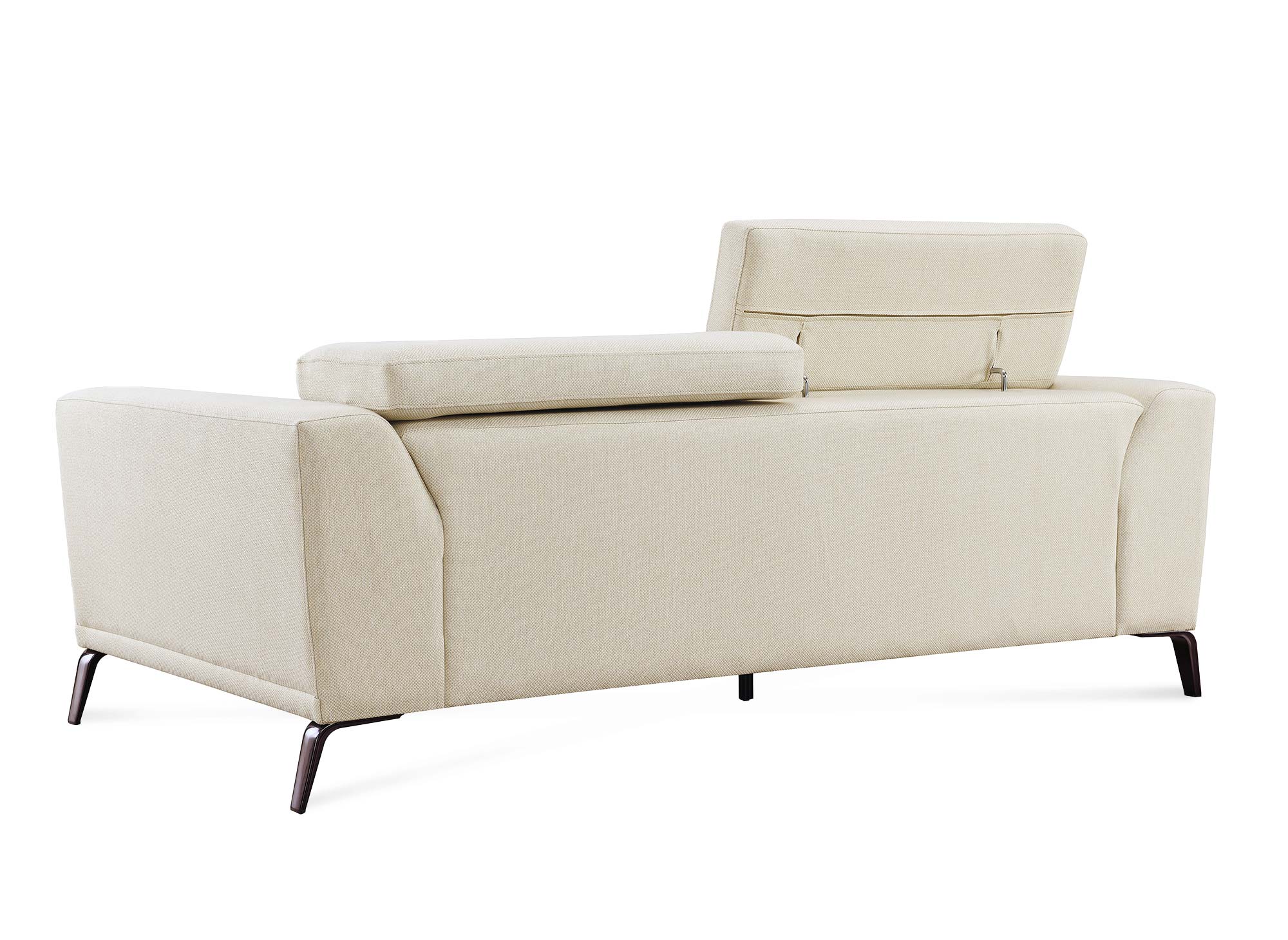 KALISTA modernes 3-Sitzer-Sofa aus beigefarbenem Stoff