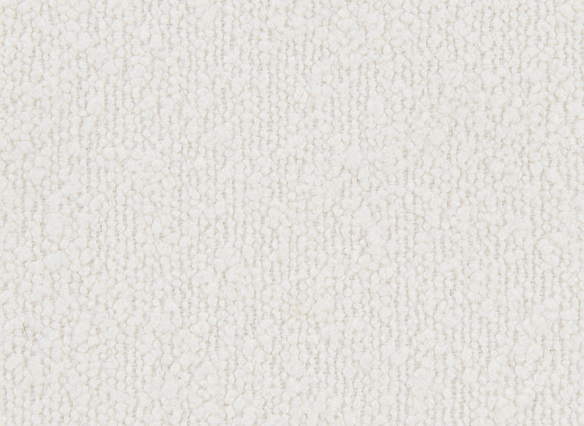 BELLA 3-Sitzer-Sofa mit festem Sitz in cremeweißer Schaffelloptik