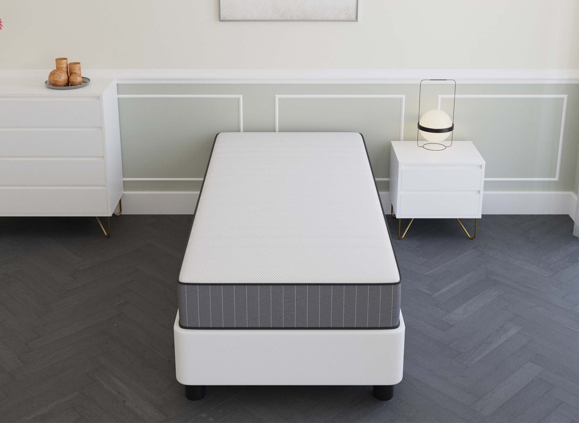 Schaumstoffmatratze 90 x 190 cm, Dicke 20 cm AWAN