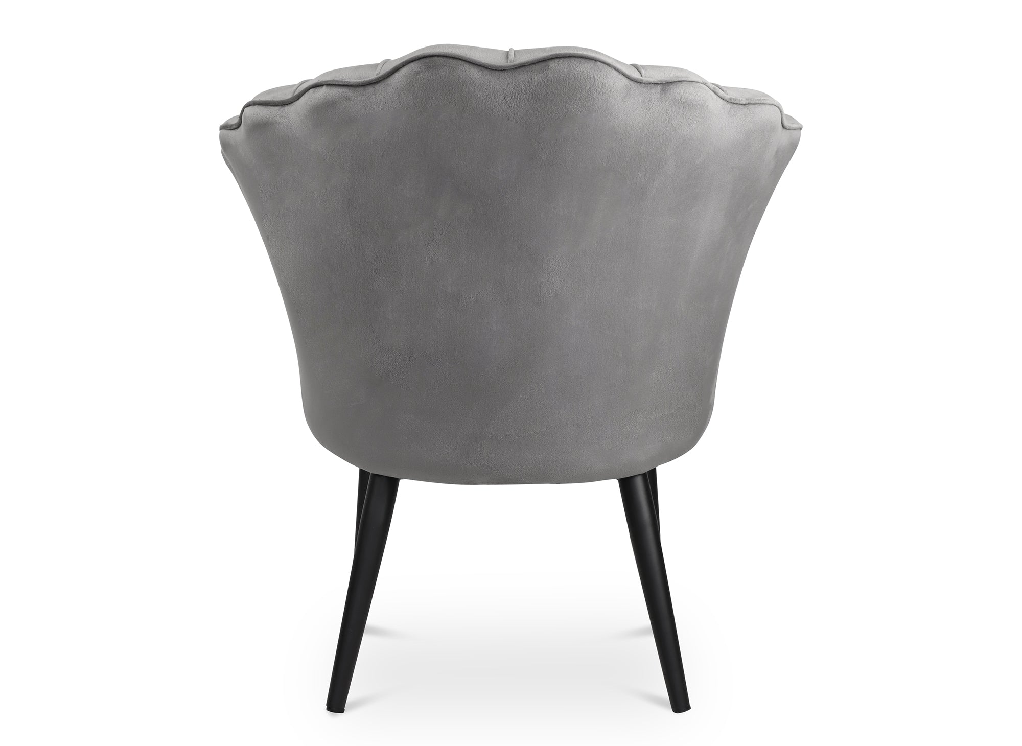 ROKIA Designer-Sessel aus grauem Samt