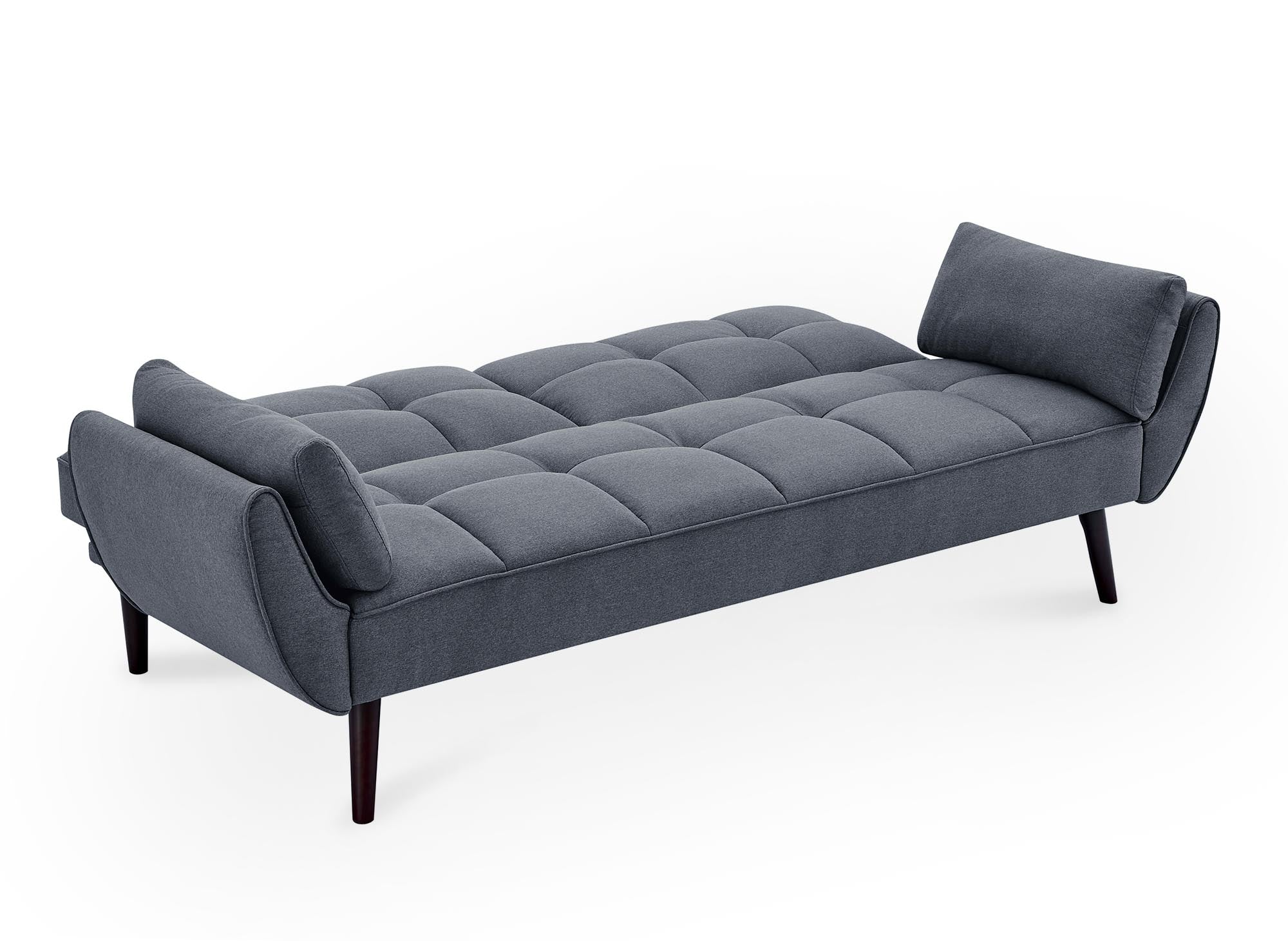 NARA 3-Sitzer-Schlafsofa aus dunkelgrauem Stoff