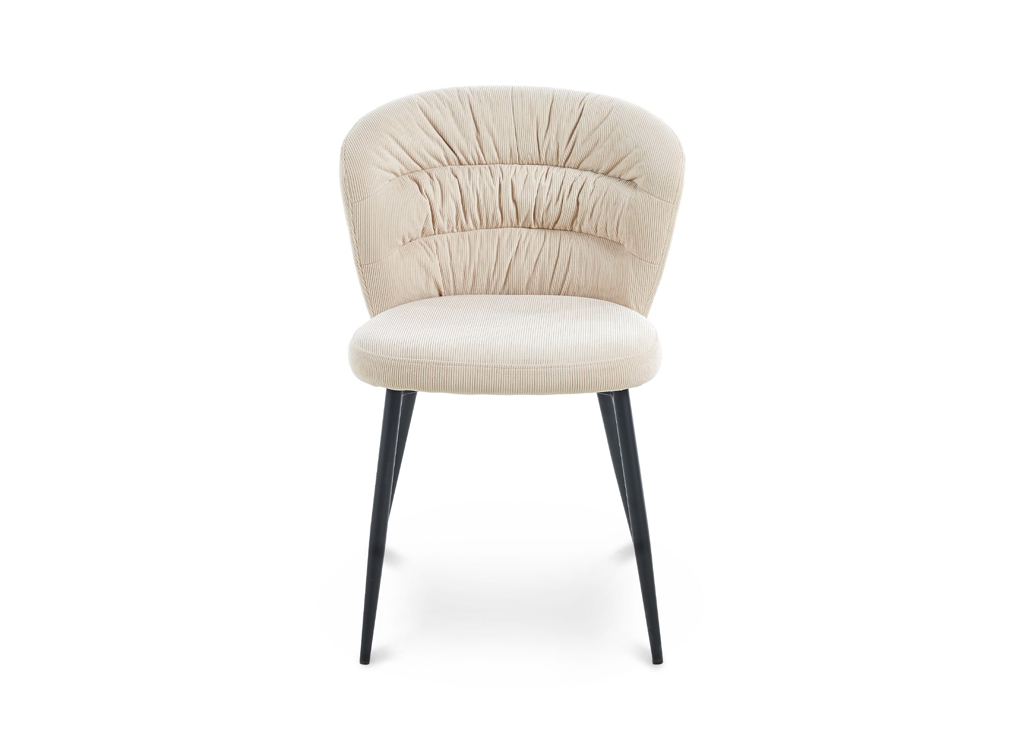 4er-Set DANIELA beige Cordstühle