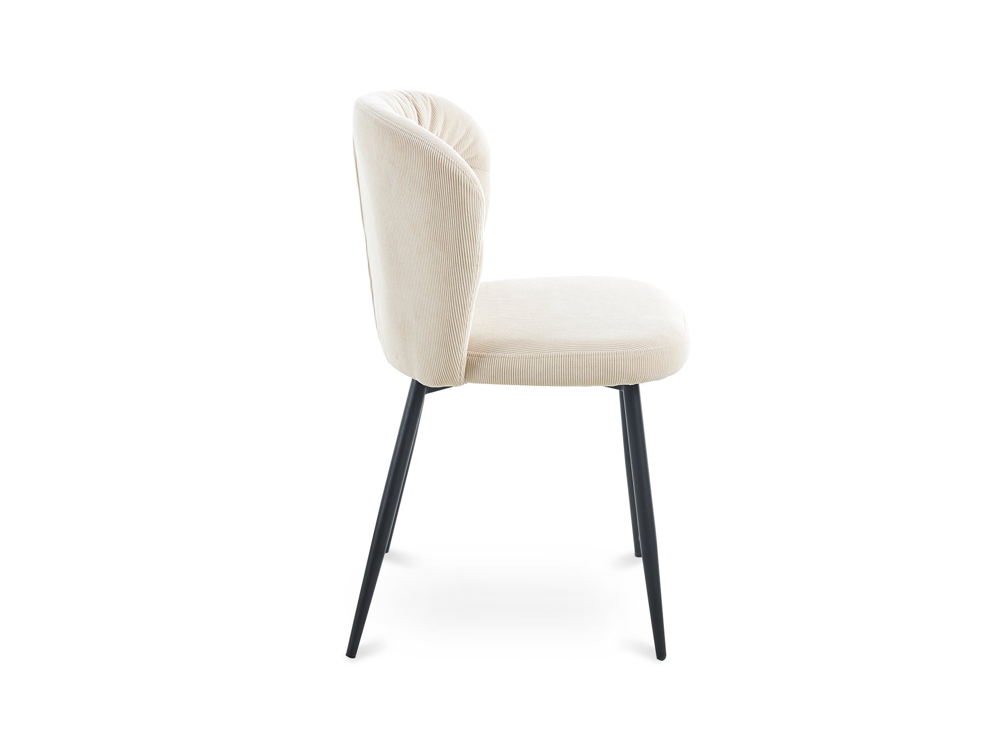4er-Set DANIELA beige Cordstühle