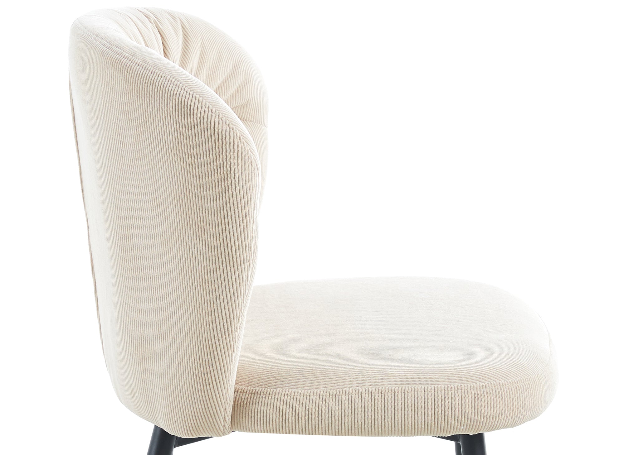 4er-Set DANIELA beige Cordstühle