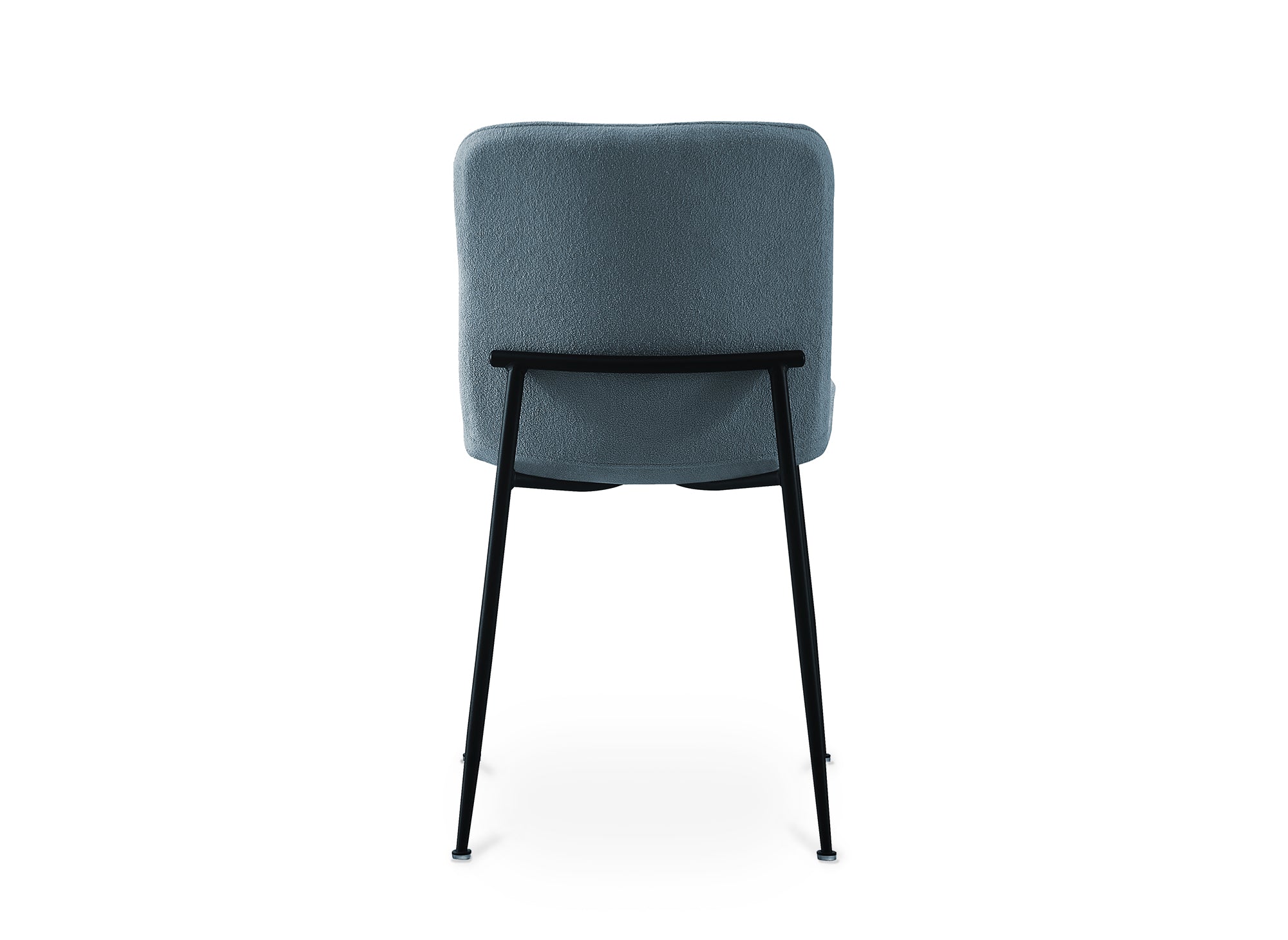 4er-Set CHERYL-Stühle aus blauem Stoff