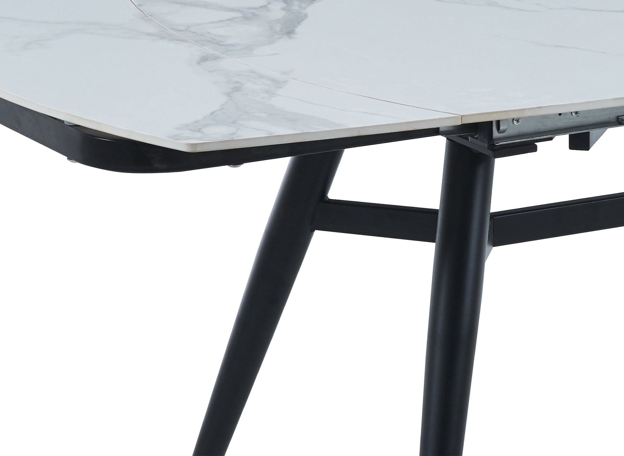 JENA ausziehbarer rechteckiger Esstisch in Marmoroptik