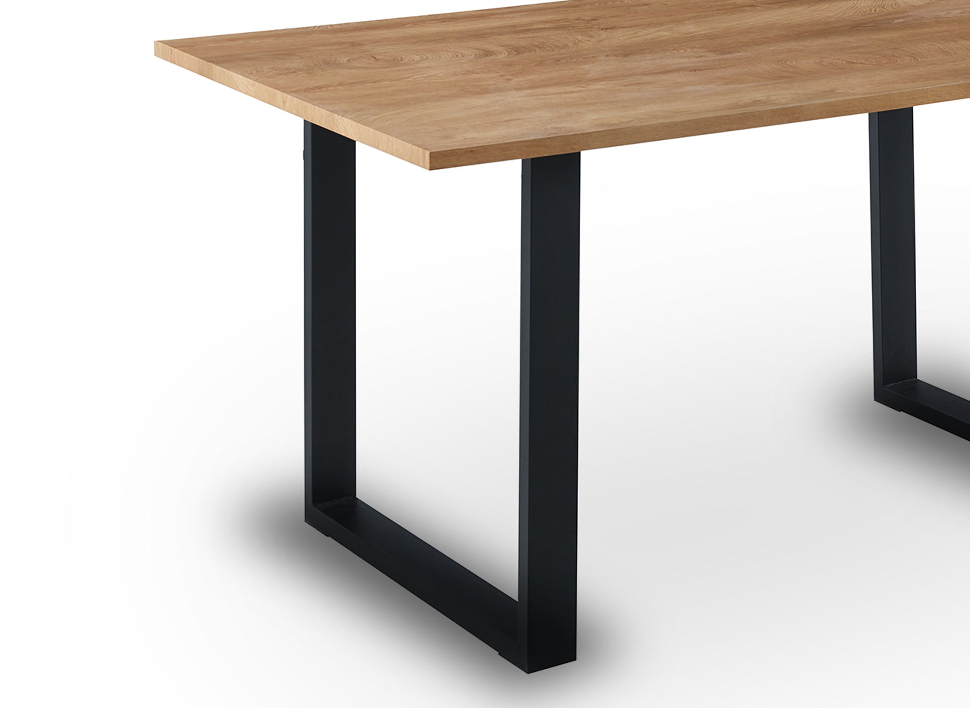 LINE rechteckiger Esstisch in Eichenfarbe
