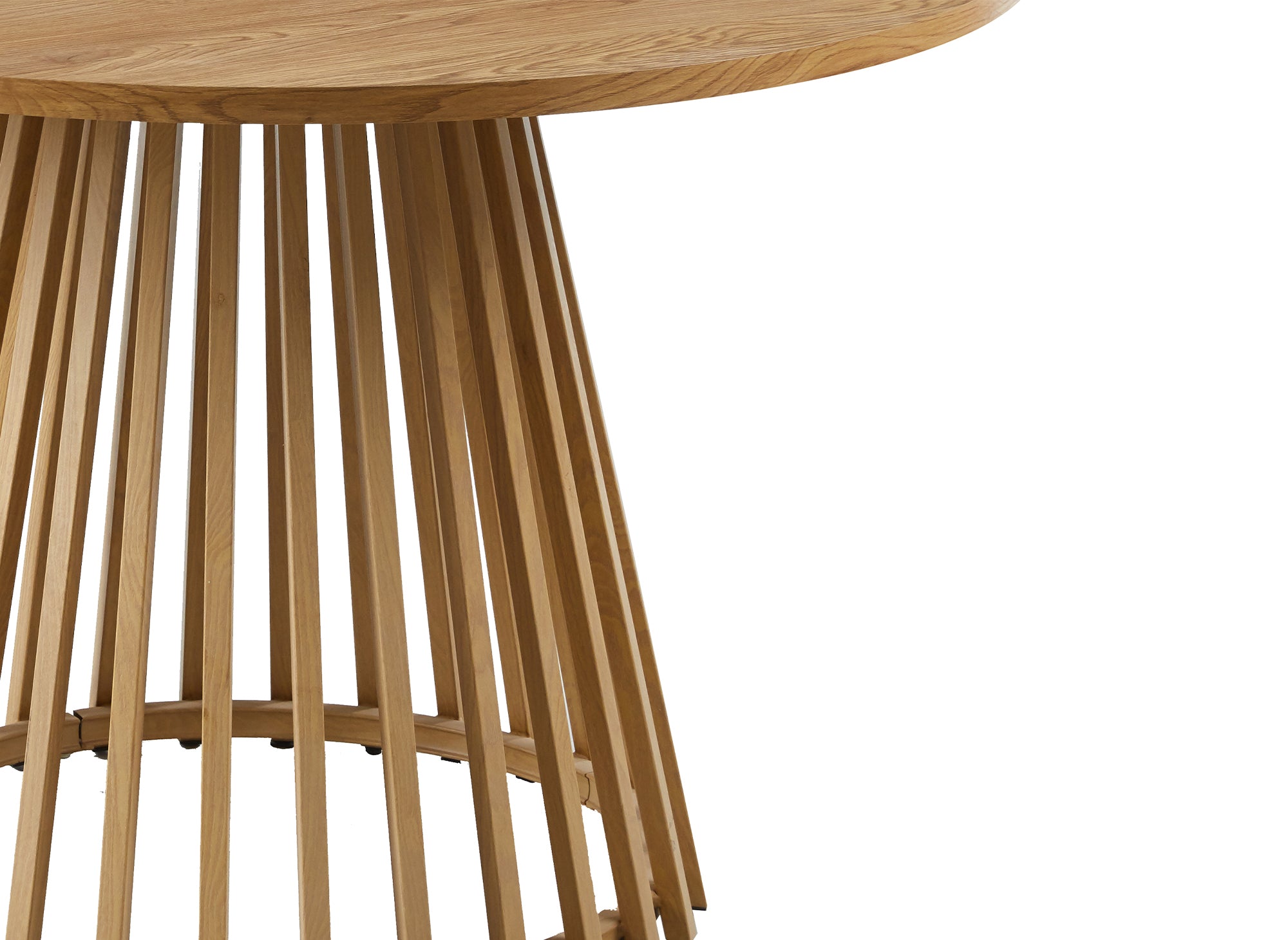 HIBEA runder Esstisch mit Designerbeinen