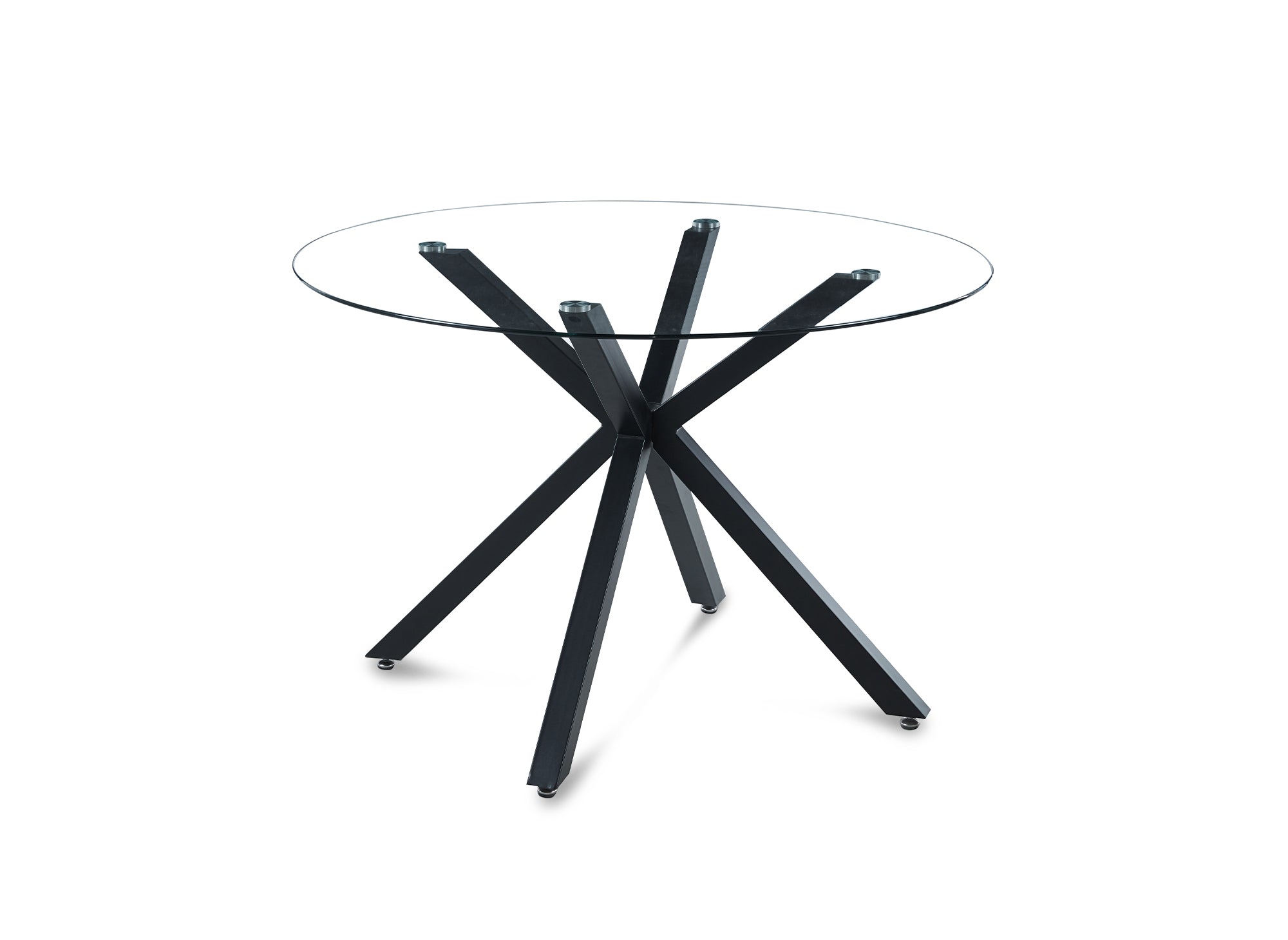 CUBA runder Esstisch aus Glas