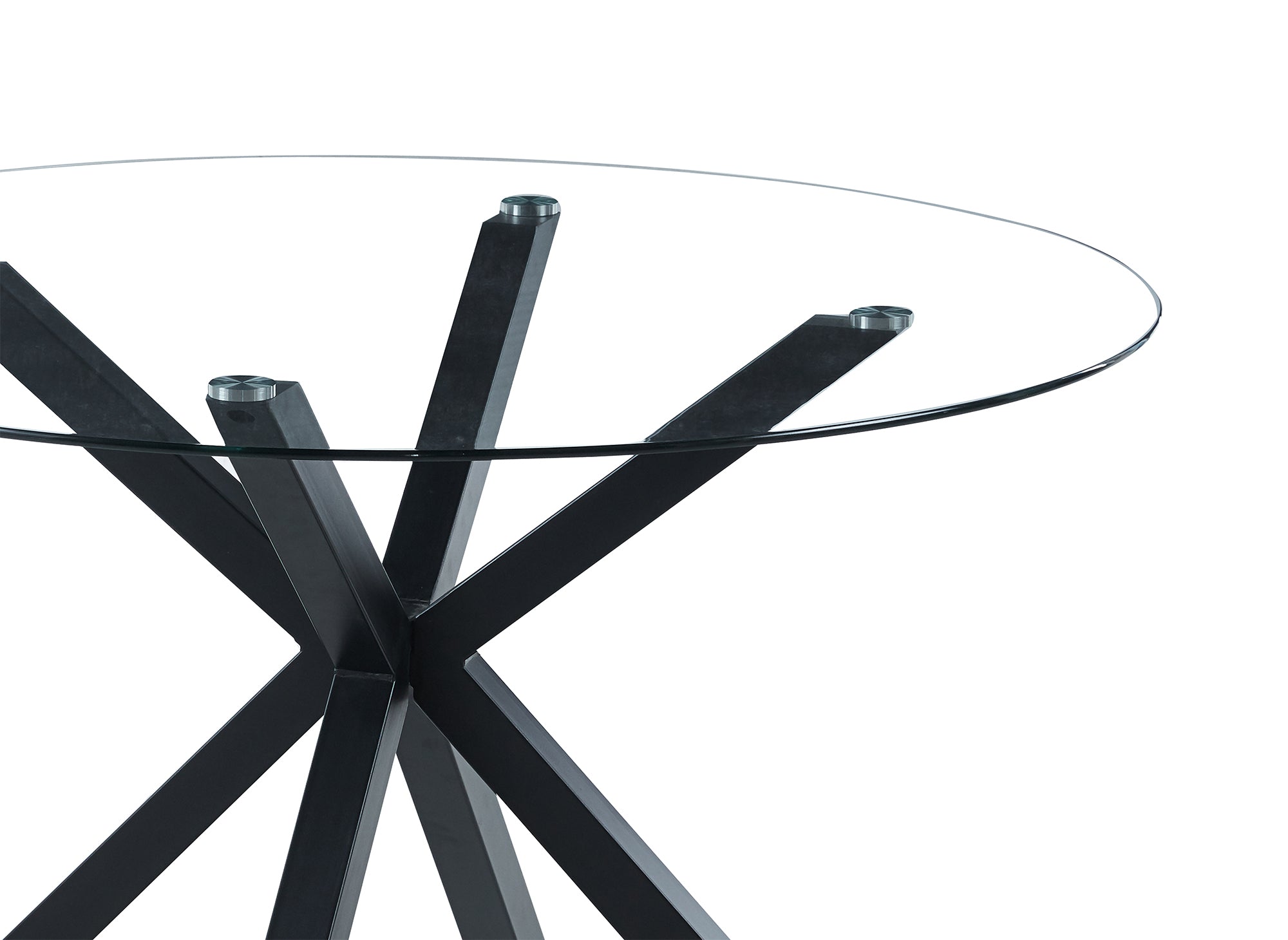 CUBA runder Esstisch aus Glas