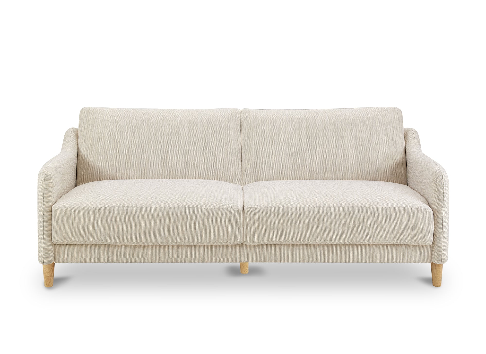 MARLON 3-Sitzer-Schlafsofa aus beigefarbenem Stoff