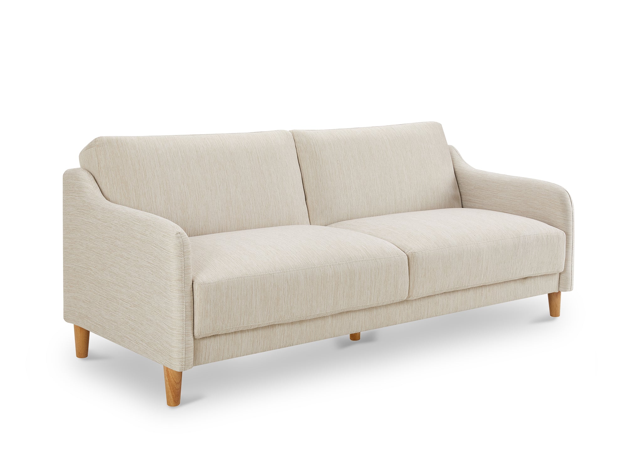 MARLON 3-Sitzer-Schlafsofa aus beigefarbenem Stoff
