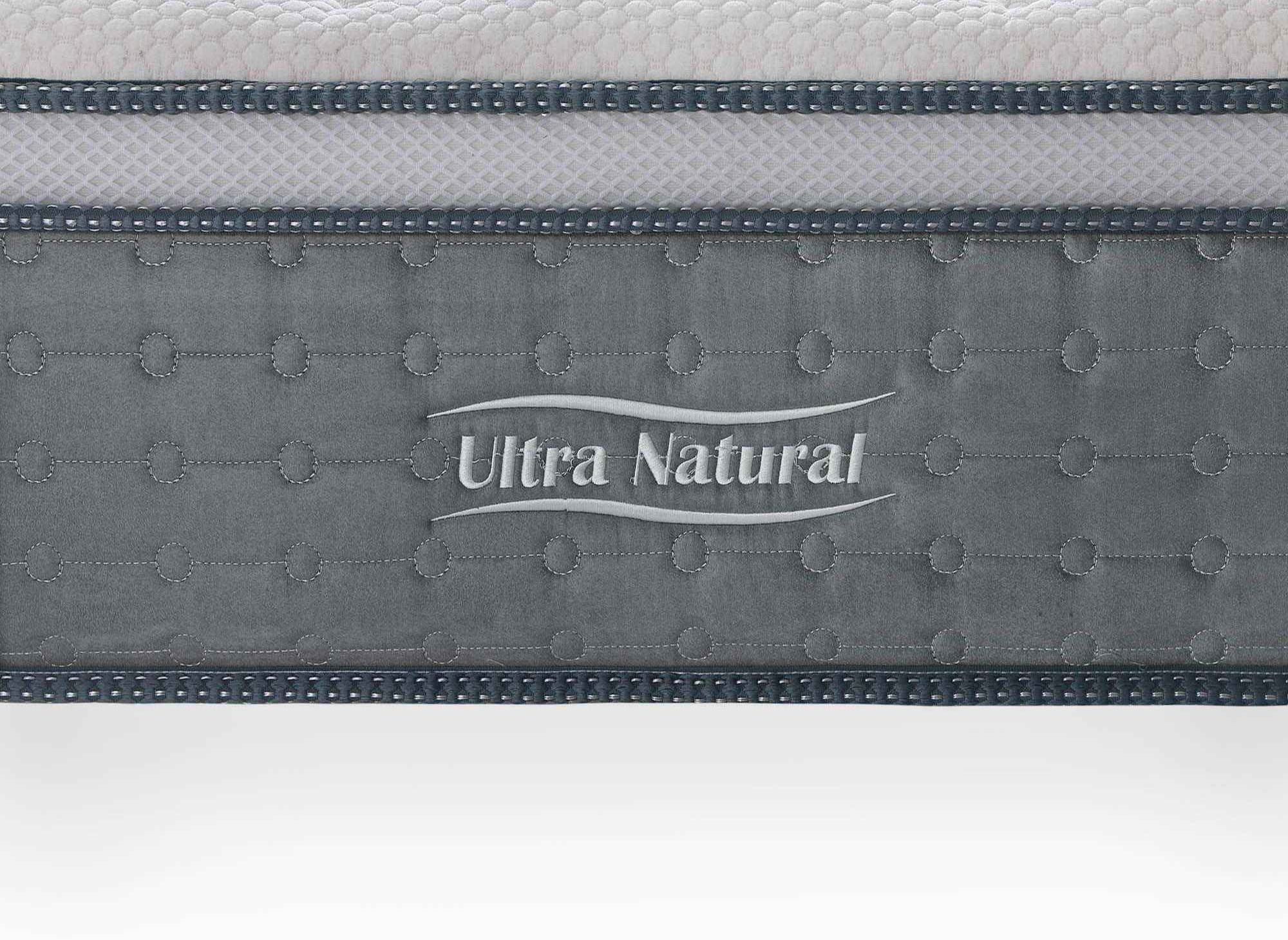 NATURAL Hybridmatratze 180 x 200 cm Taschenfedern und Seide Dicke 29 cm