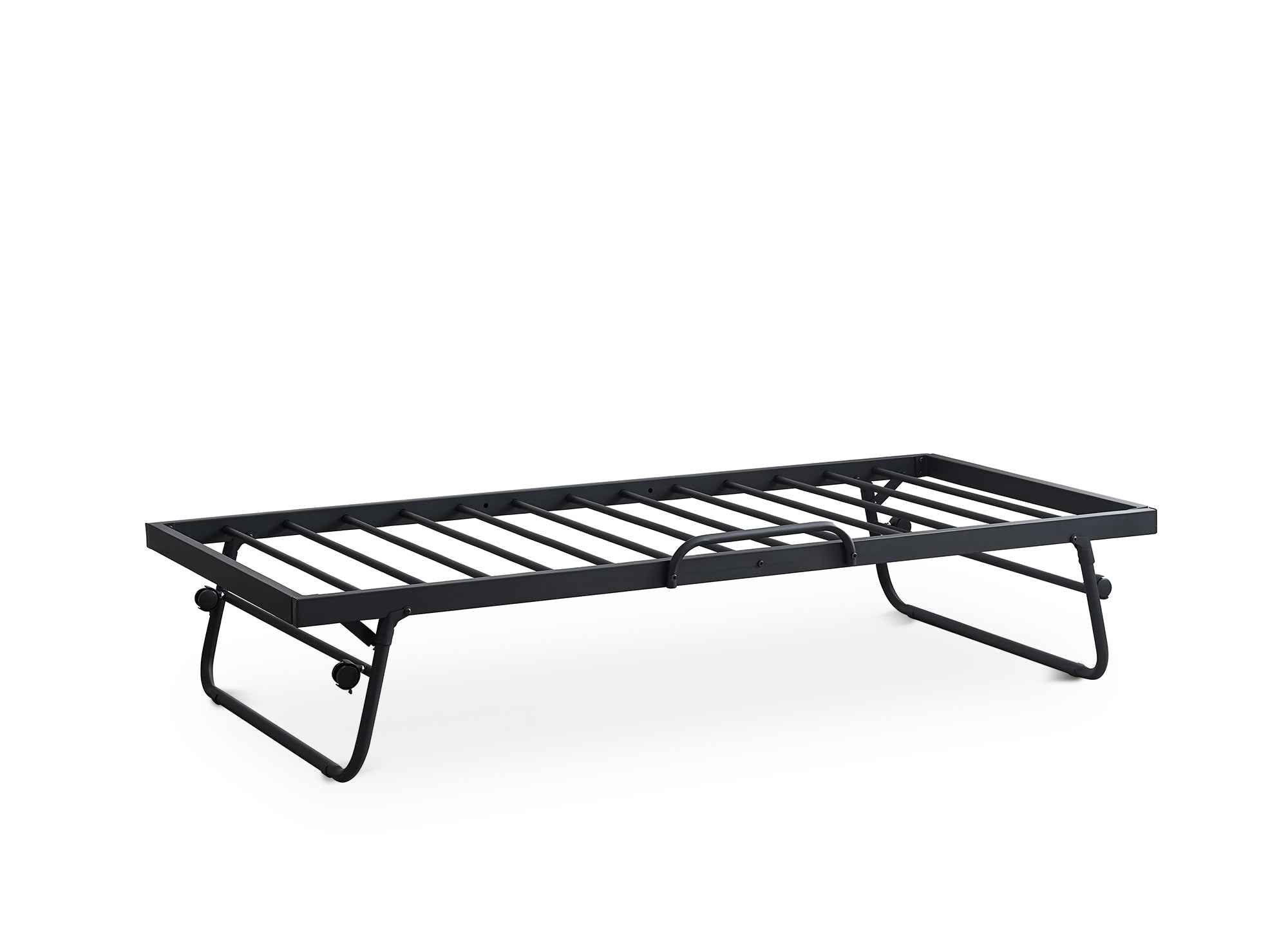 ALICIA Schlafsofa aus schwarzem Metall 90 x 190 cm