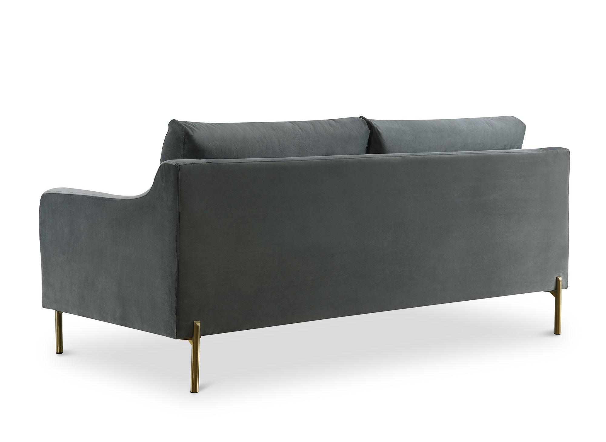 CELINE 2-Sitzer-Sofa aus grauem Samt