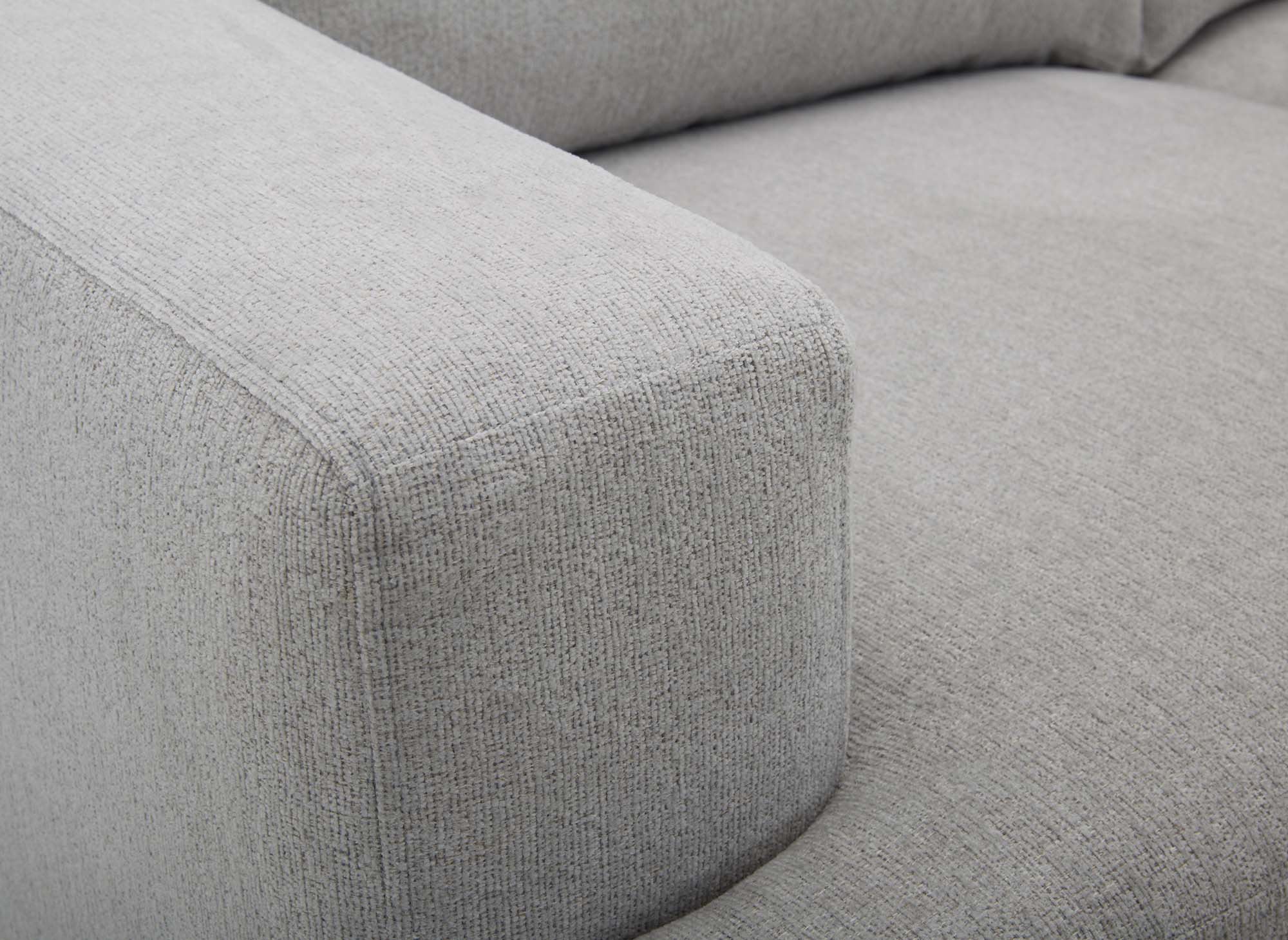 AYLINE 2-Sitzer-Sofa aus grauem Stoff