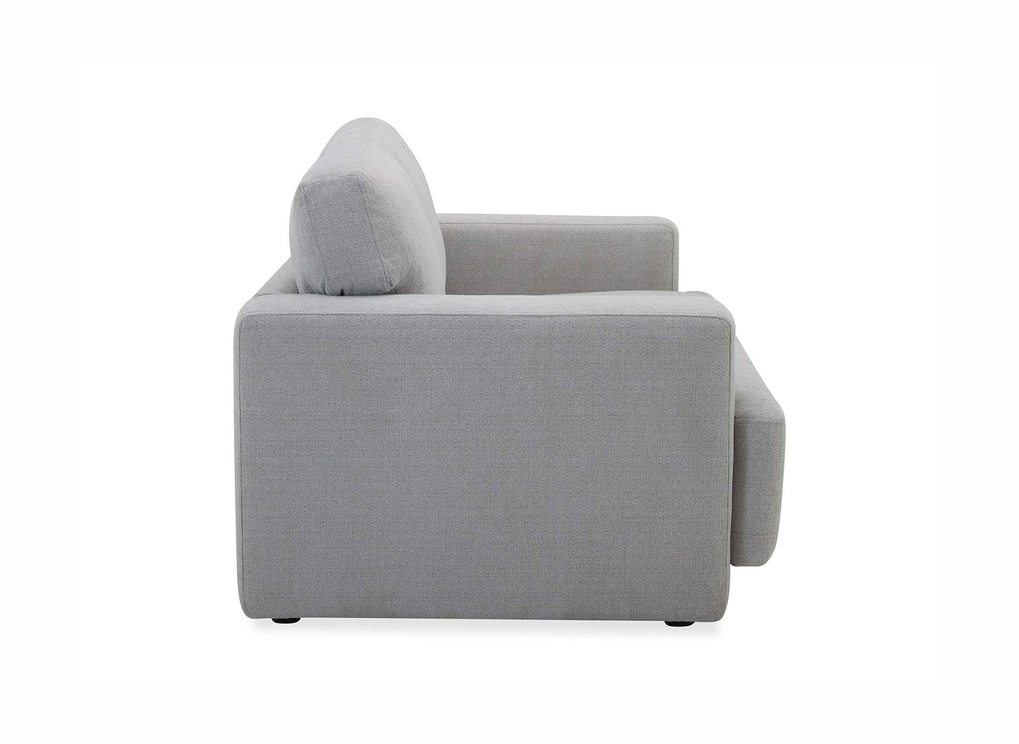 AYLINE 2-Sitzer-Sofa aus grauem Stoff