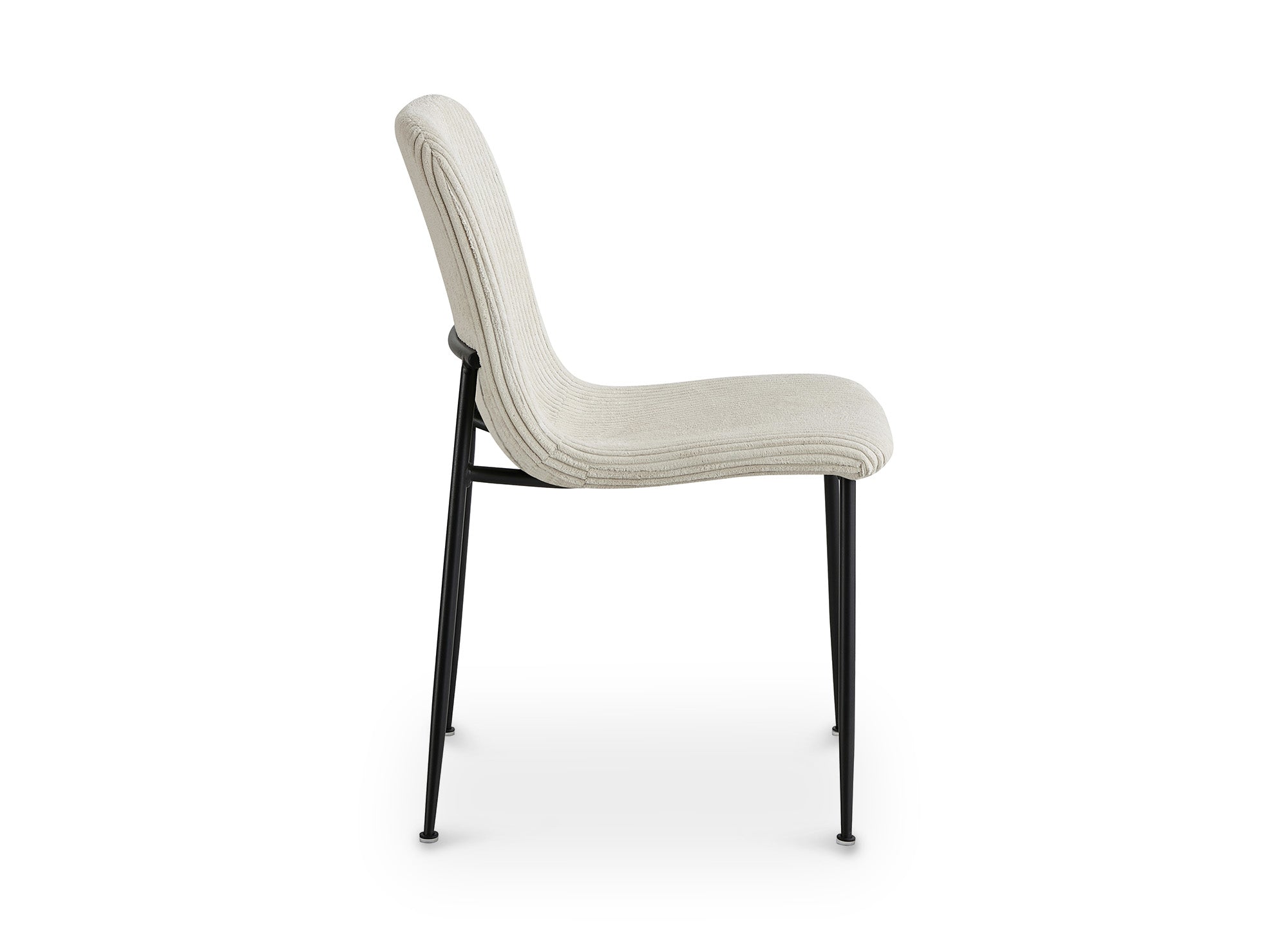 4er-Set beige Cordstühle CHERYL