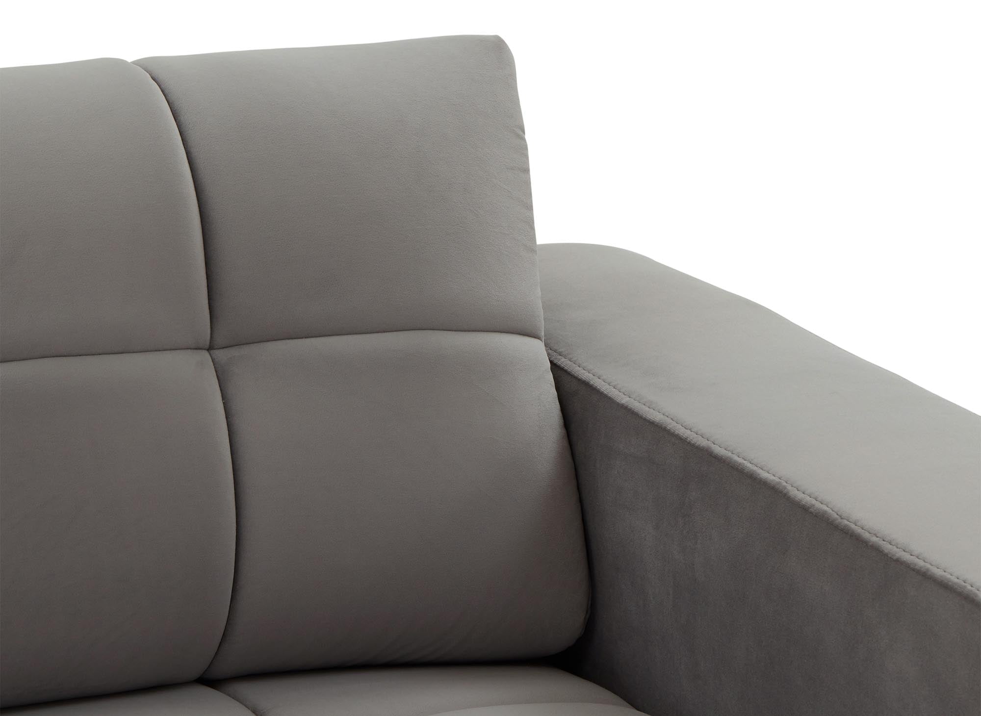 COSMO 2-Sitzer-Sofa aus grauem Samt