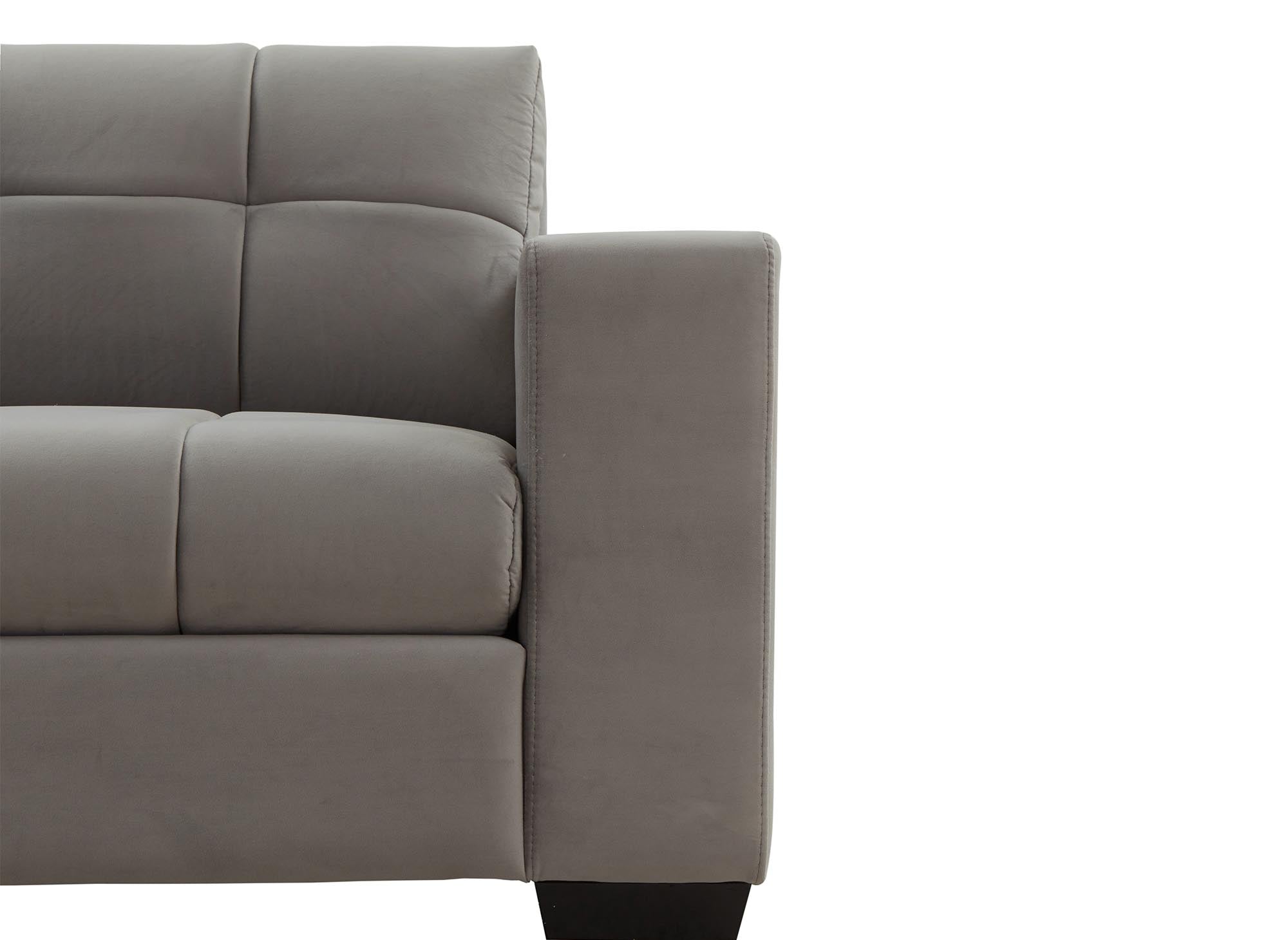 COSMO 2-Sitzer-Sofa aus grauem Samt