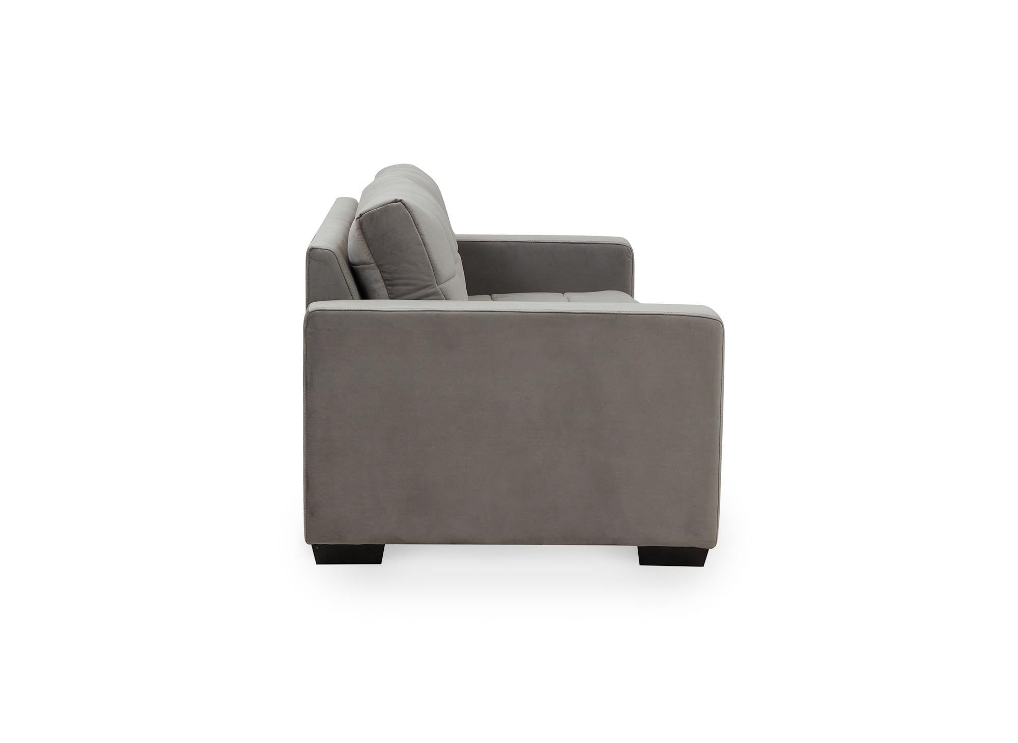 COSMO 2-Sitzer-Sofa aus grauem Samt