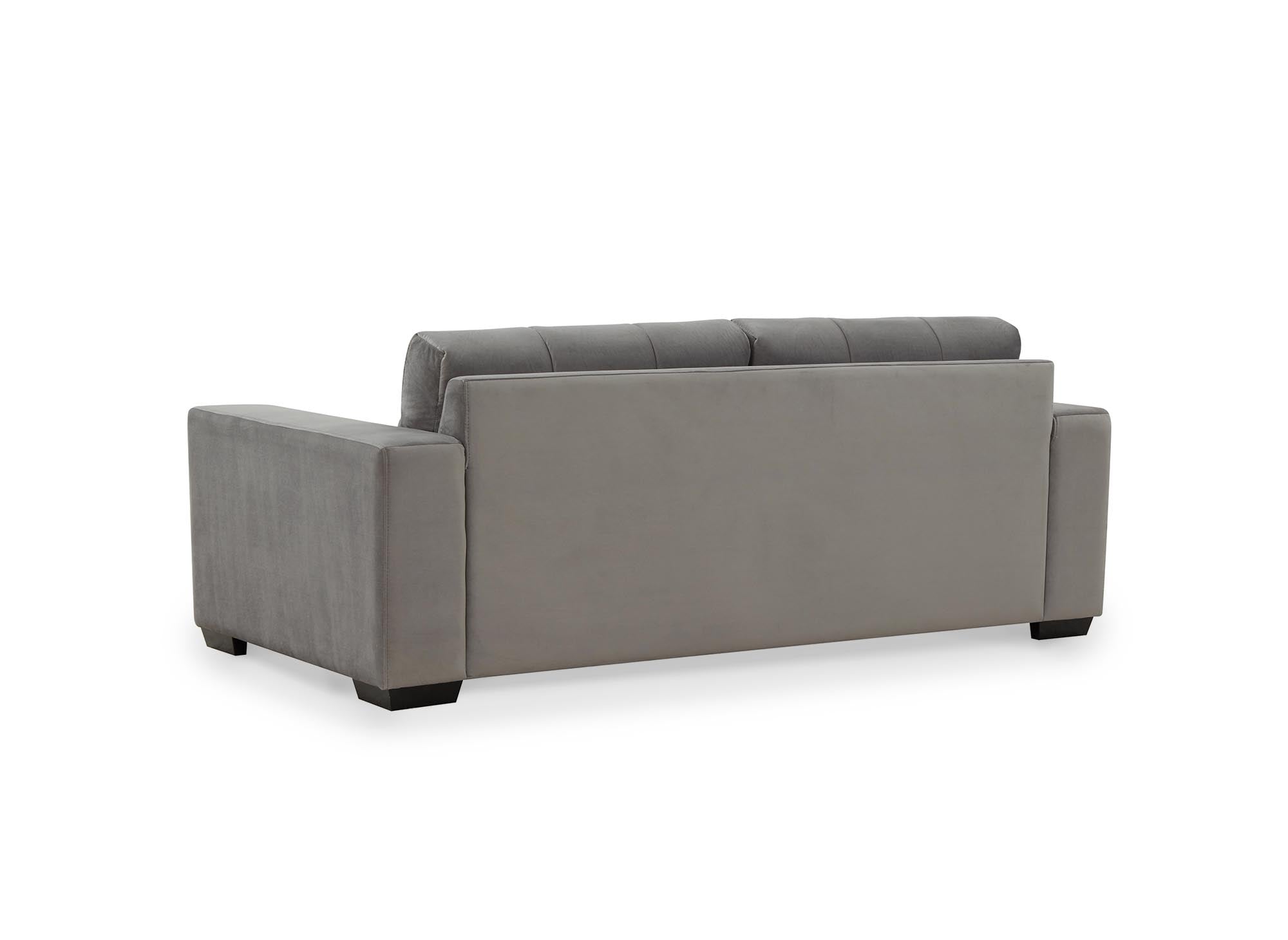COSMO 2-Sitzer-Sofa aus grauem Samt