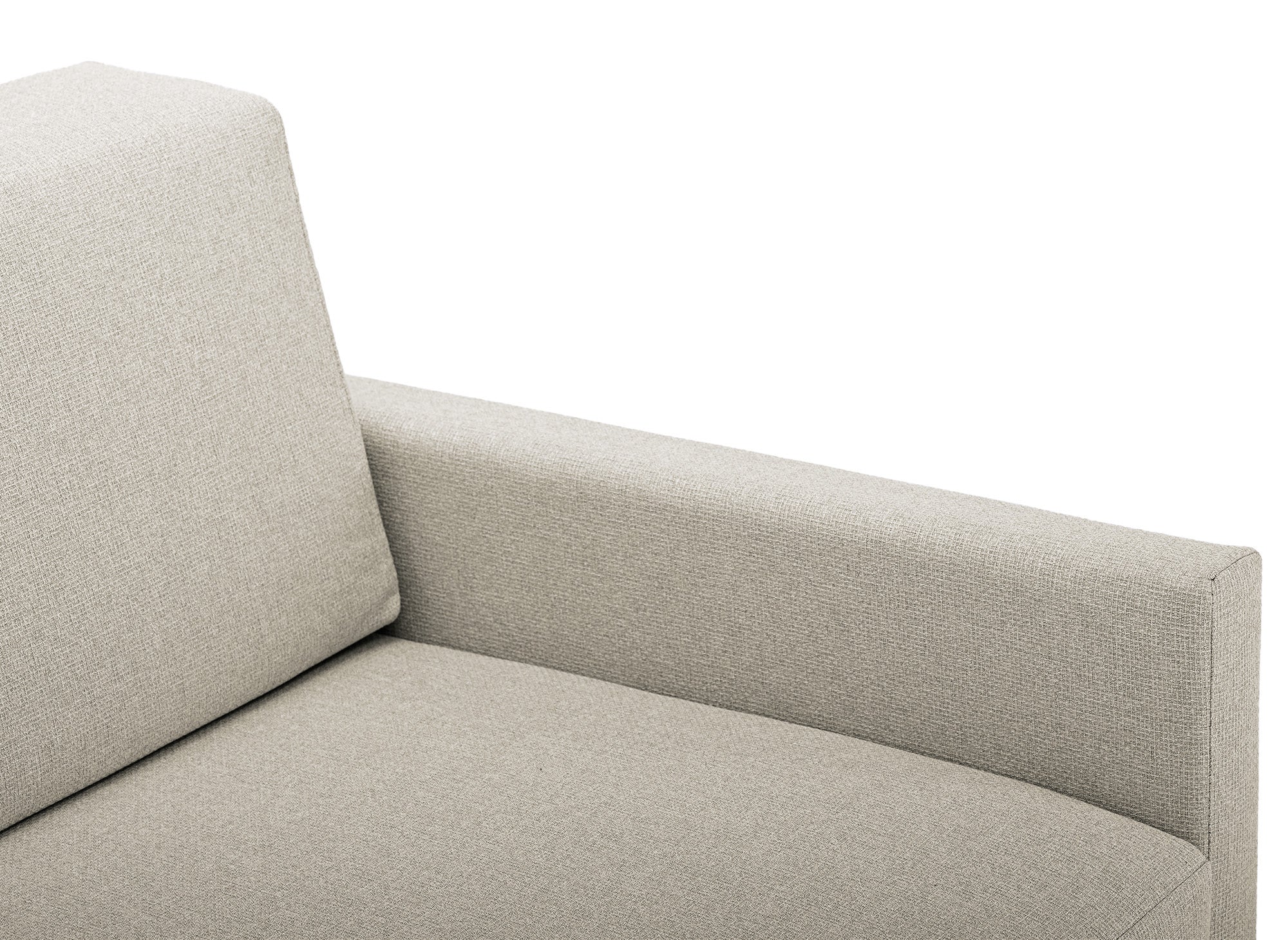 2-Sitzer-Schlafsofa mit Aufbewahrungsbox aus beigem Stoff YERAZ