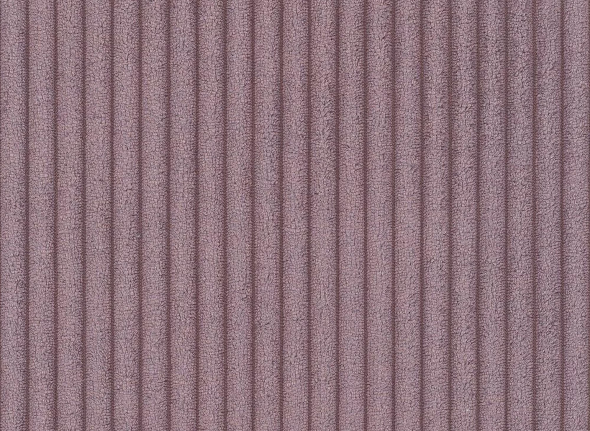 JADE lilafarbenes, umwandelbares Panoramasofa aus Cord mit Stauraum