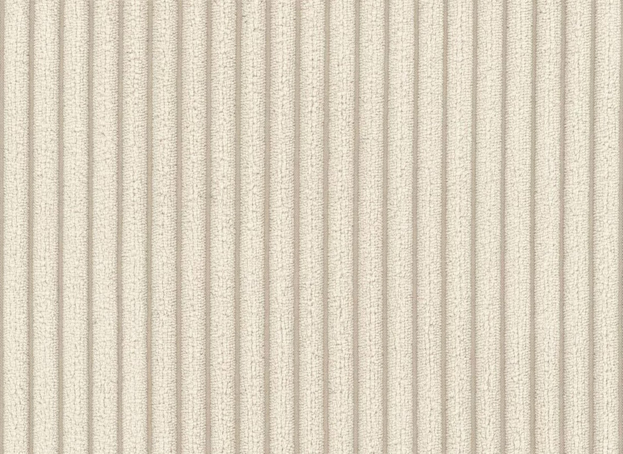 JADE Ecksofa aus geripptem Samt in Beige mit Stauraum, umwandelbar und wendbar