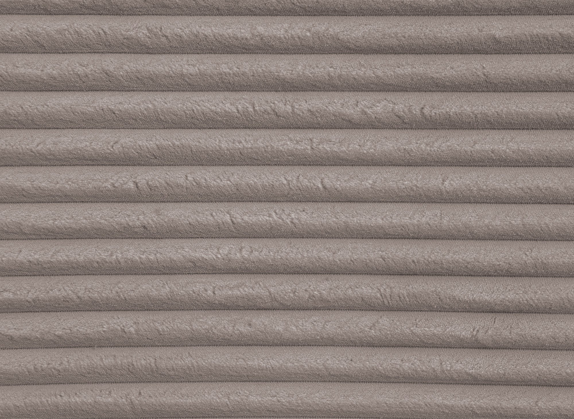 TILDA Ecksofa mit Bettfunktion, gerippt, weiches Taupe, mit Chaiselongue und Stauraum, rechtwinklig