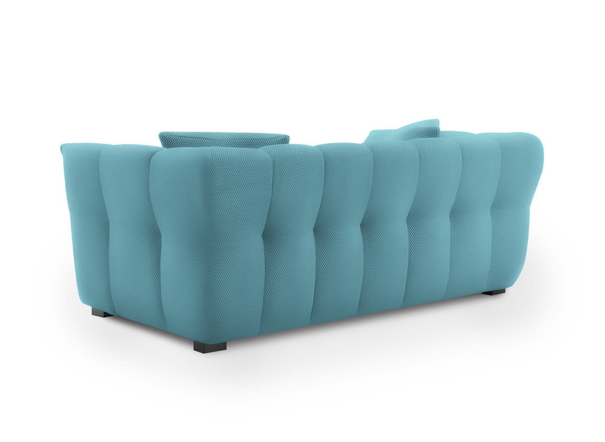 ELENA 2-Sitzer-Sofa aus 3D-wassergrünem Stoff