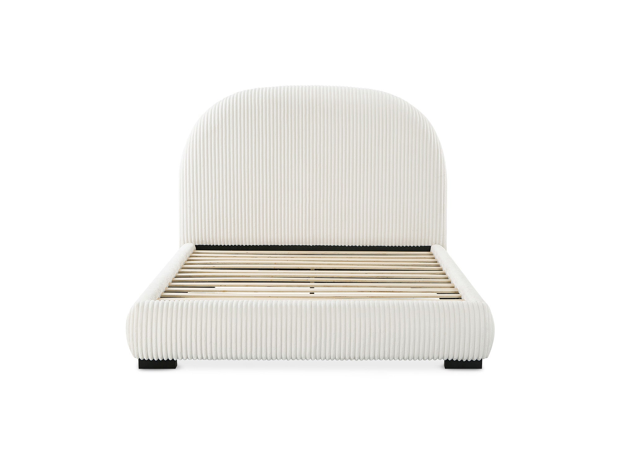 COSY Doppelbett aus dickem Cord in Beige 140x190cm