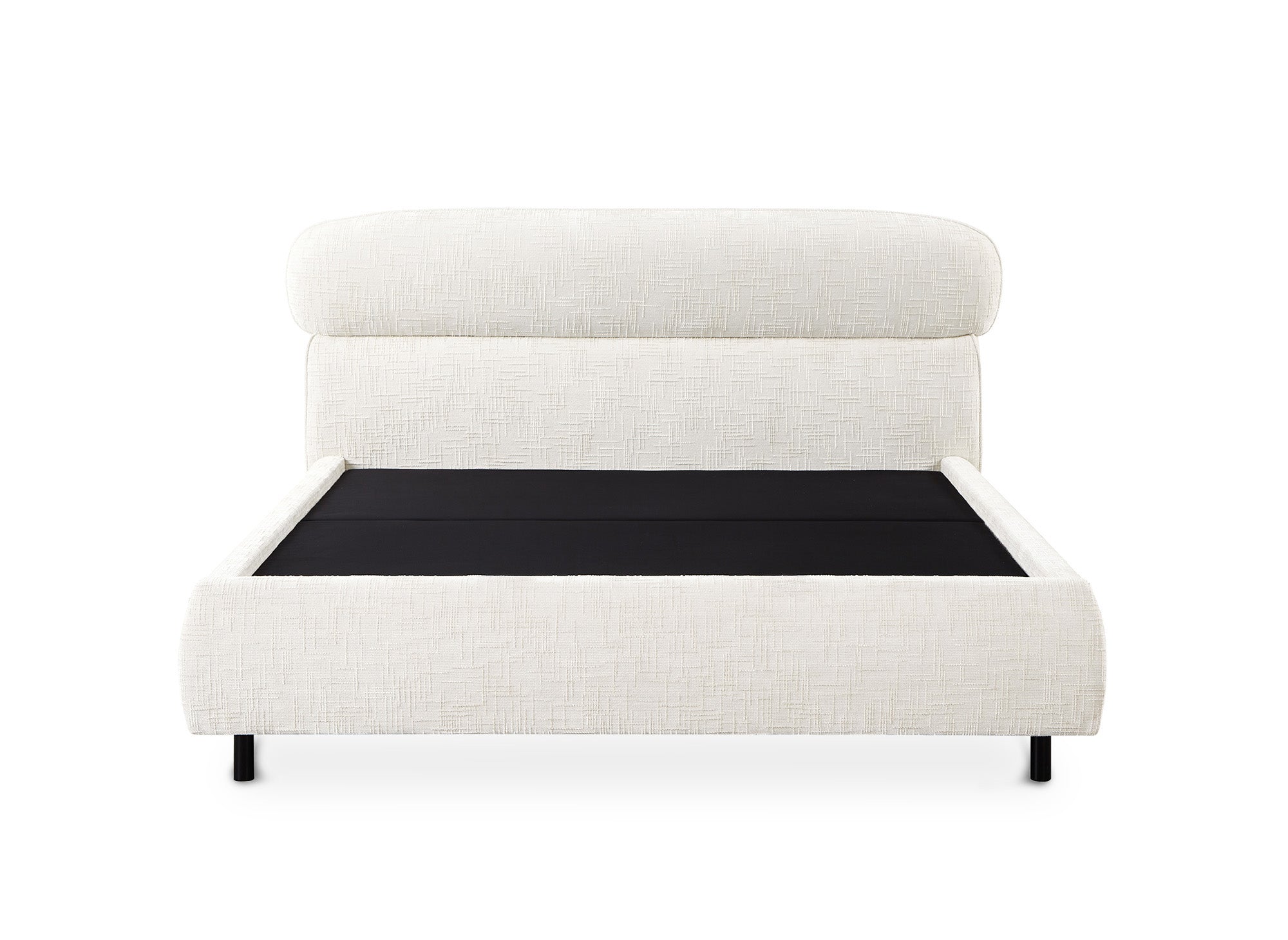 MELO Bett mit Stauraum, beige meliertes Samt, 160 x 200 cm
