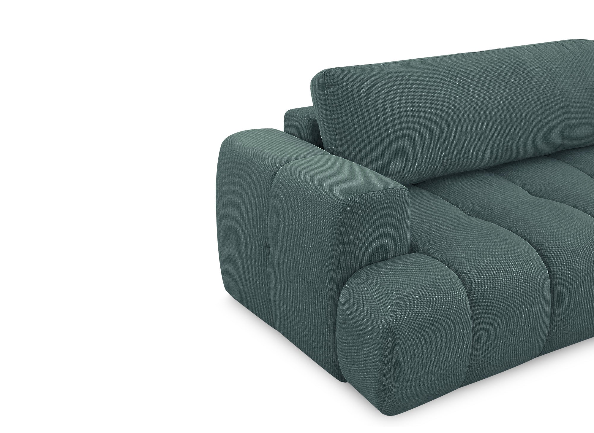 HAVEN Ecksofa, olivgrün, Stoff, umwandelbar, mit Stauraum, rechtwinklig