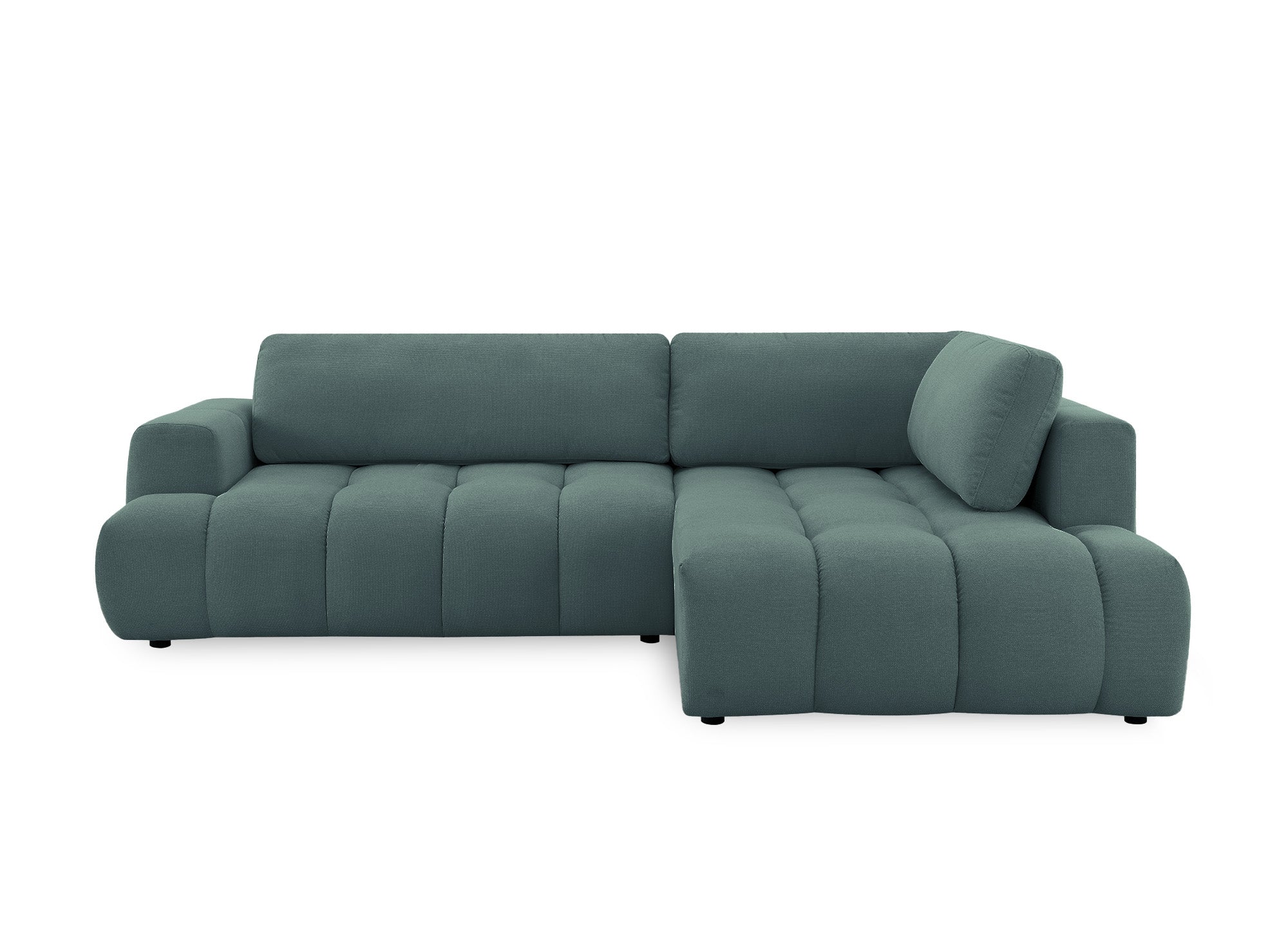 HAVEN Ecksofa, olivgrün, Stoff, umwandelbar, mit Stauraum, rechtwinklig
