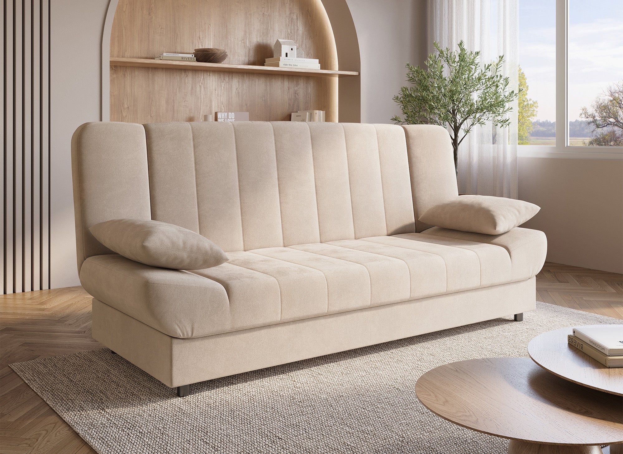 KOTI beiges Schlafsofa