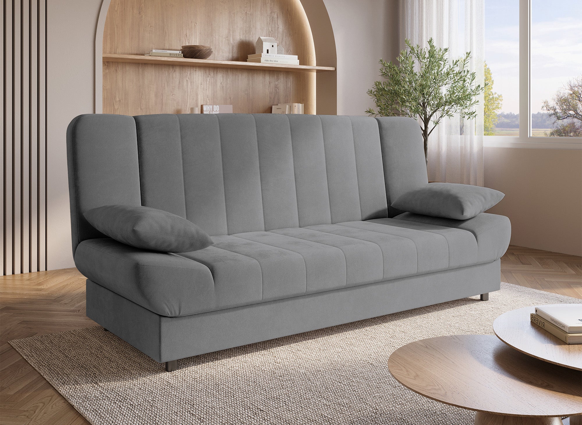 KOTI graues Schlafsofa