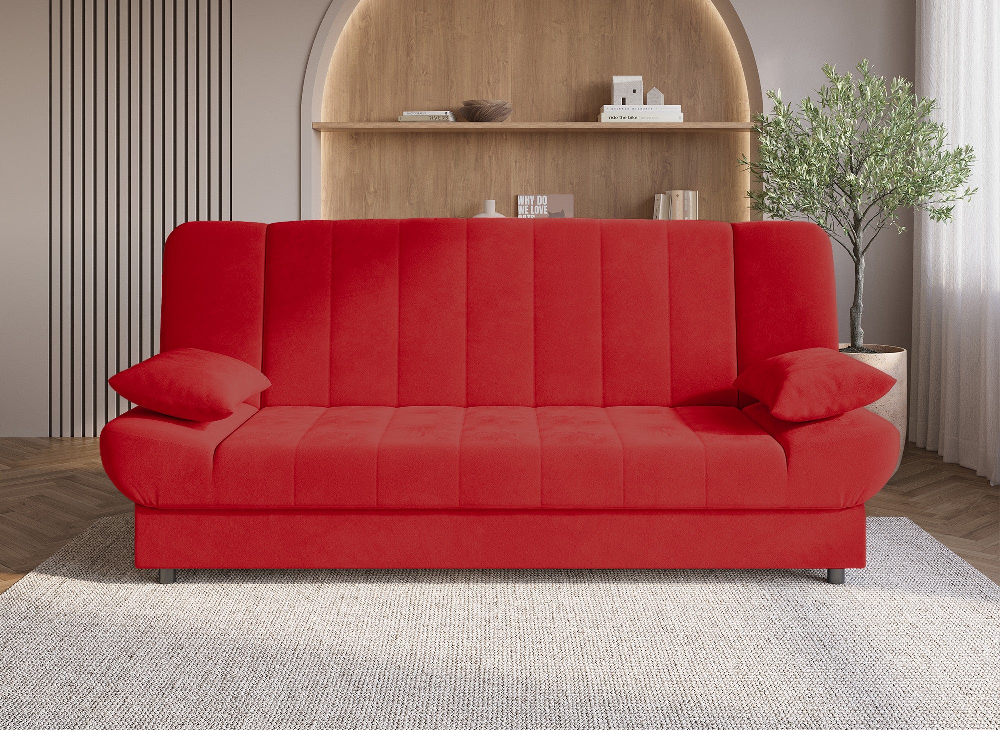 KOTI rotes Schlafsofa