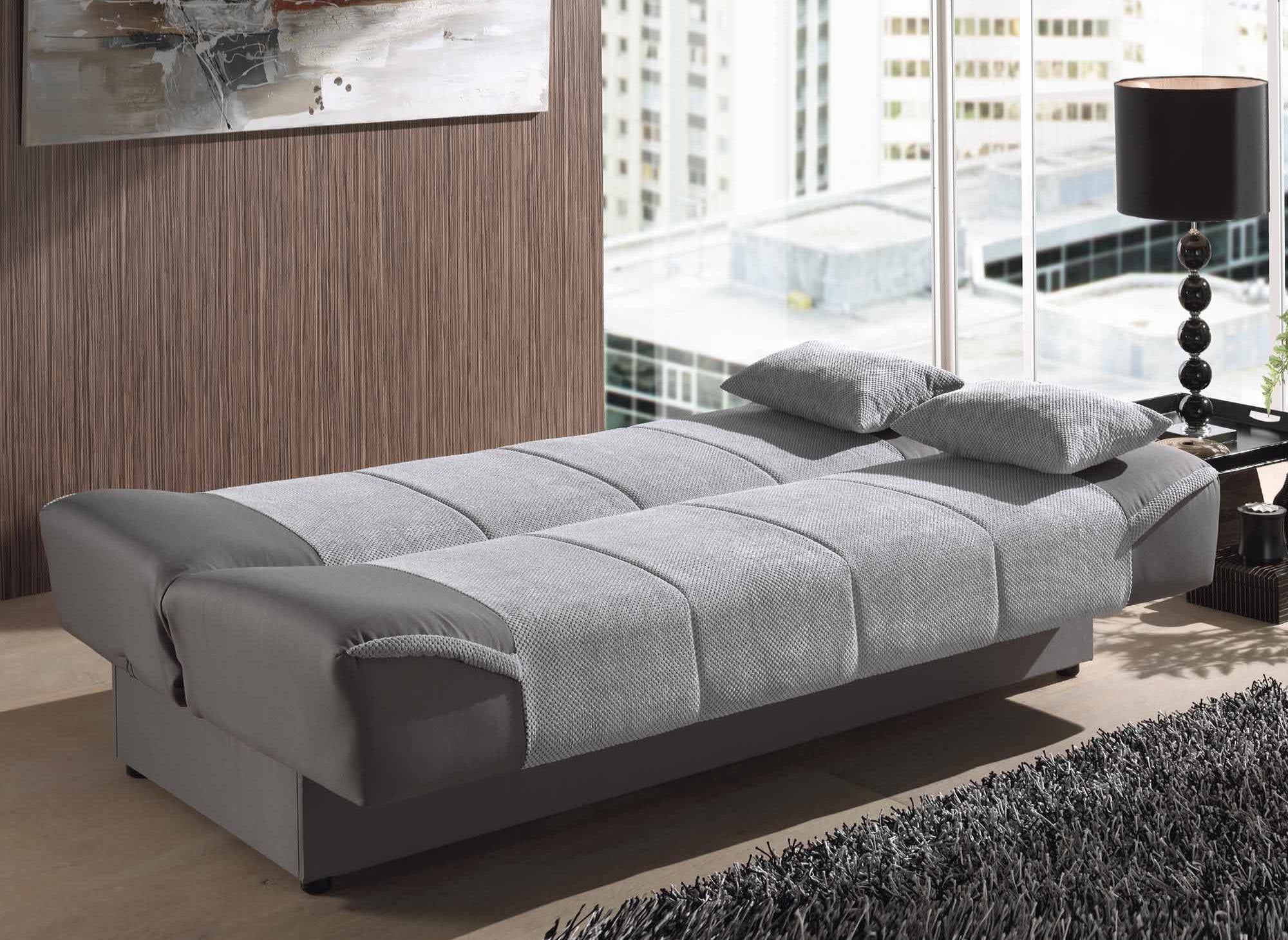 NATI graues Schlafsofa